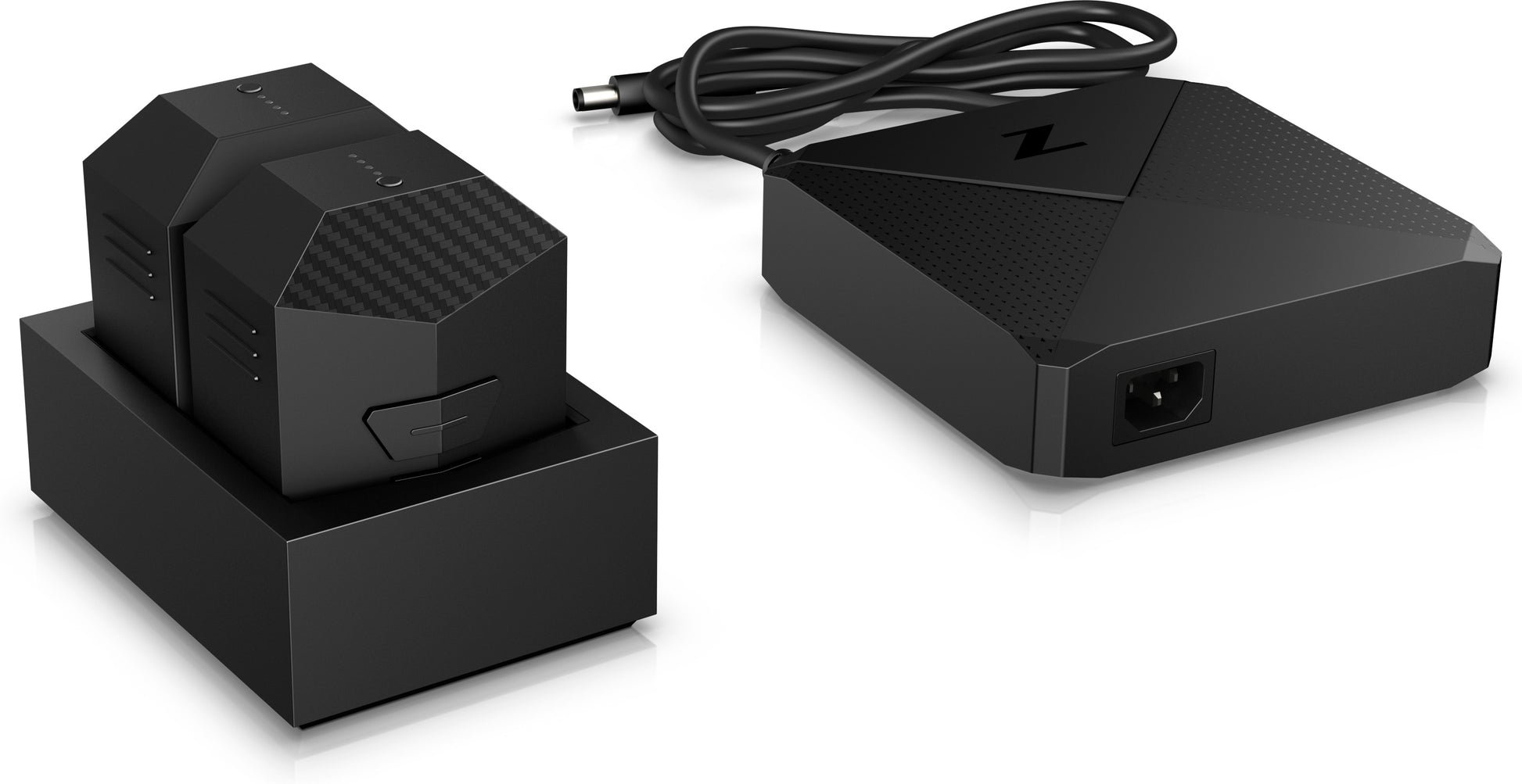 HP Z VR Rucksack Batterieladegerät 2× – 180 W, 19,5 V, 2,5 A – Indoor – Schwarz