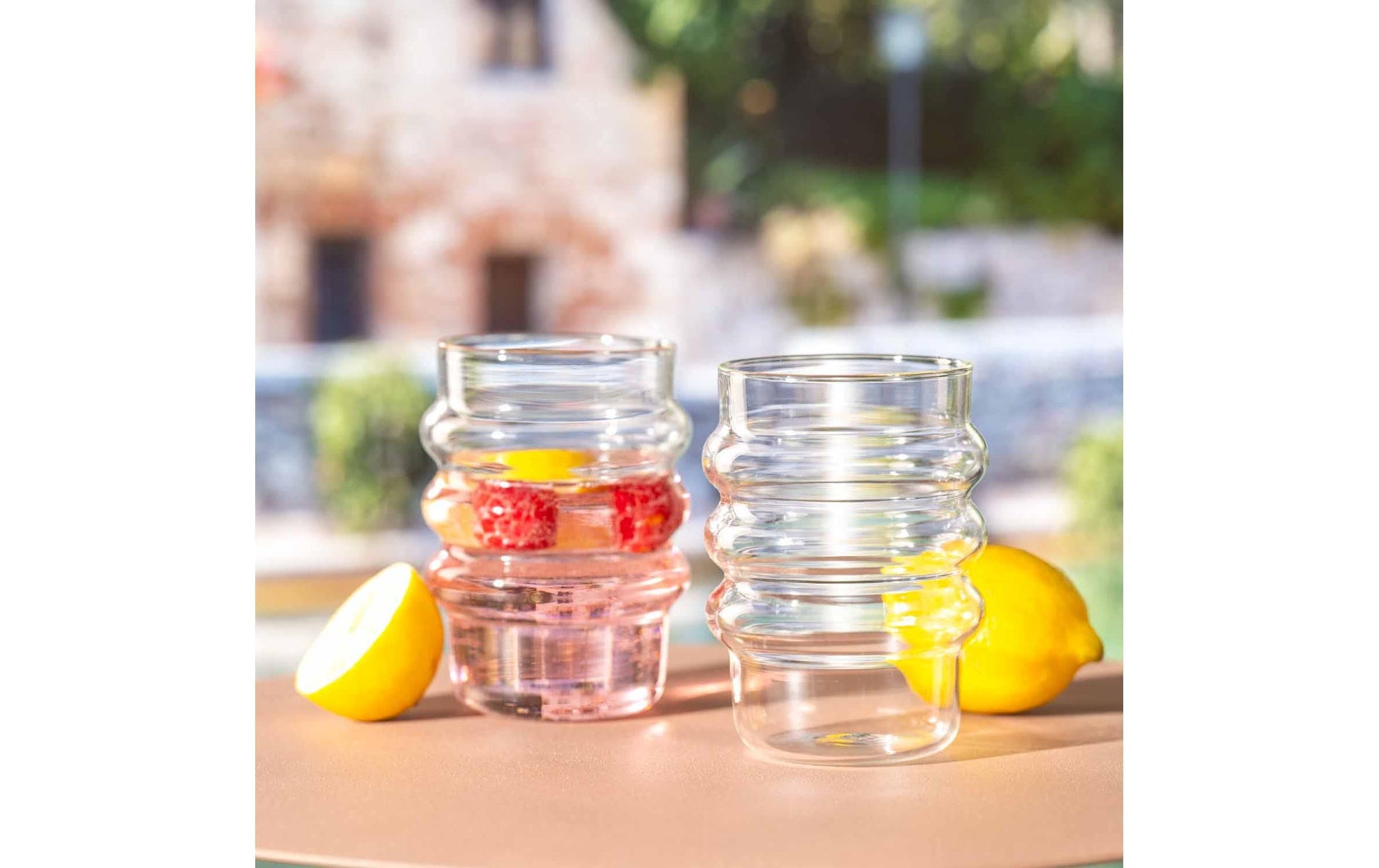 LEONARDO Trinkglas – 2er Set, 440 ml, Ø 7,4 cm, Borosilikatglas, Transparent, spülmaschinenfest