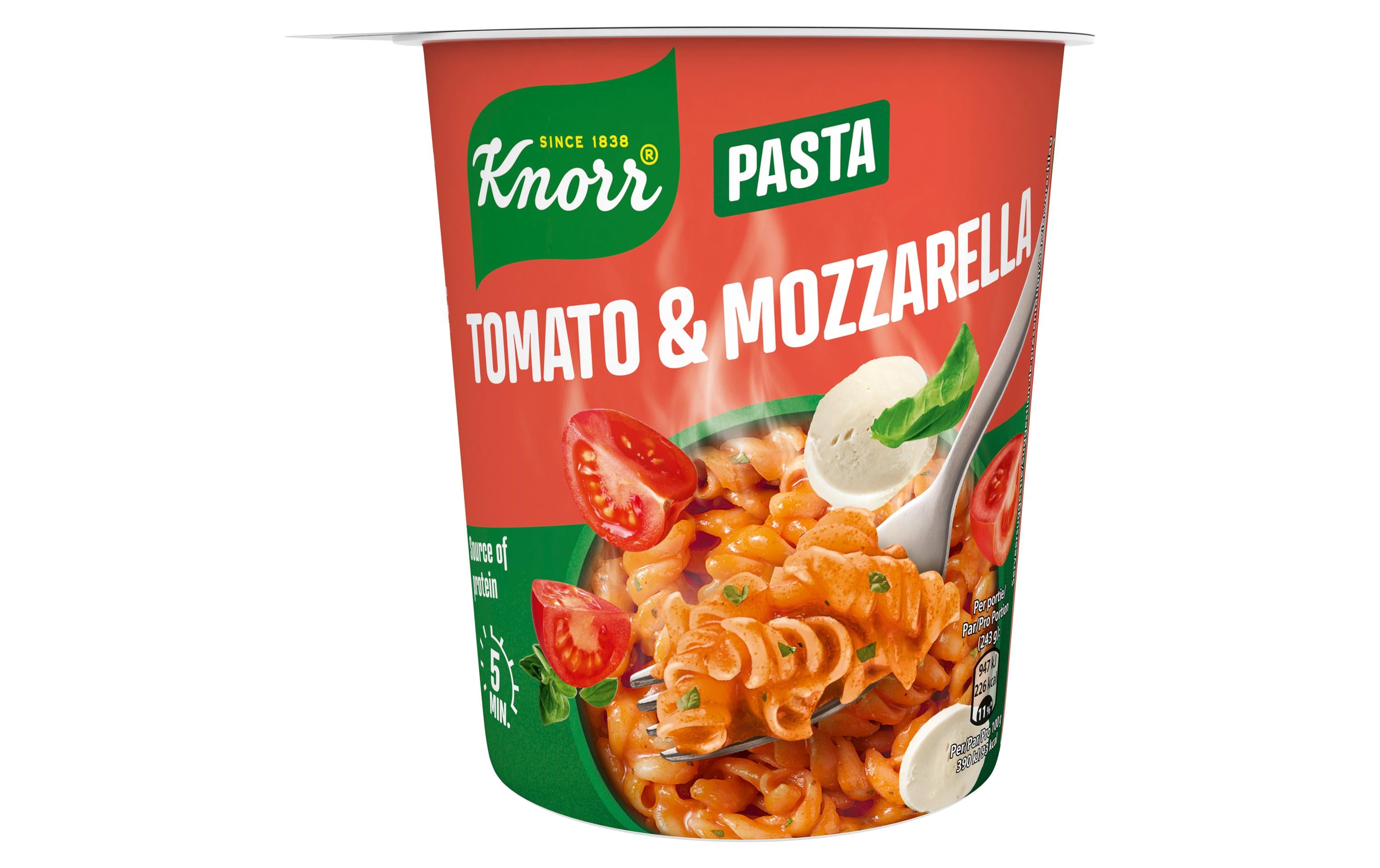 Knorr Pasta Tomate & Mozzarella Vegetarisch – 63 g