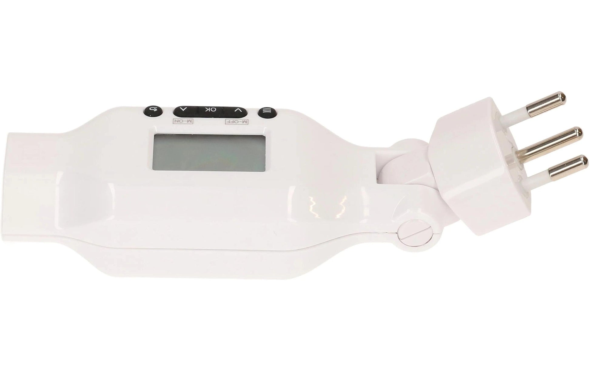 Max Hauri AG Max Hauri Digitale Zeitschaltuhr – 30 Schaltpunkte, IP20, Zwischenstecker – Weiss