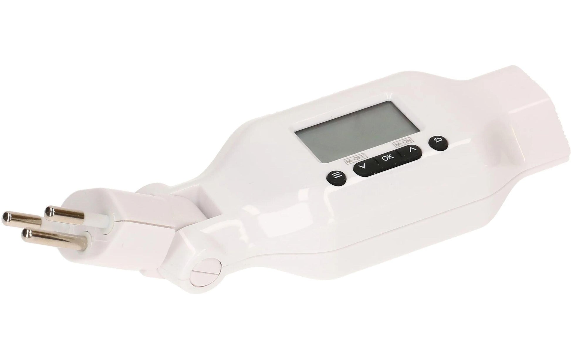 Max Hauri AG Max Hauri Digitale Zeitschaltuhr – 30 Schaltpunkte, IP20, Zwischenstecker – Weiss