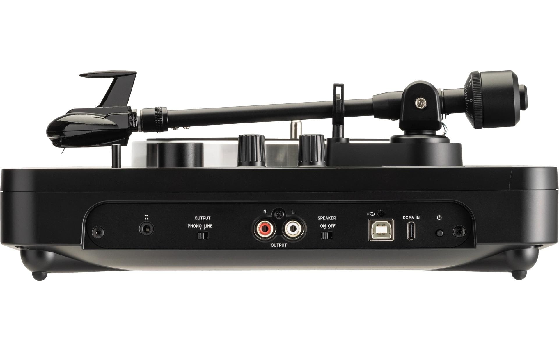 Korg handytraxx tube J – Plattenspieler – Portabel – mit Lautsprecher, Phono-Preamp – Schwarz
