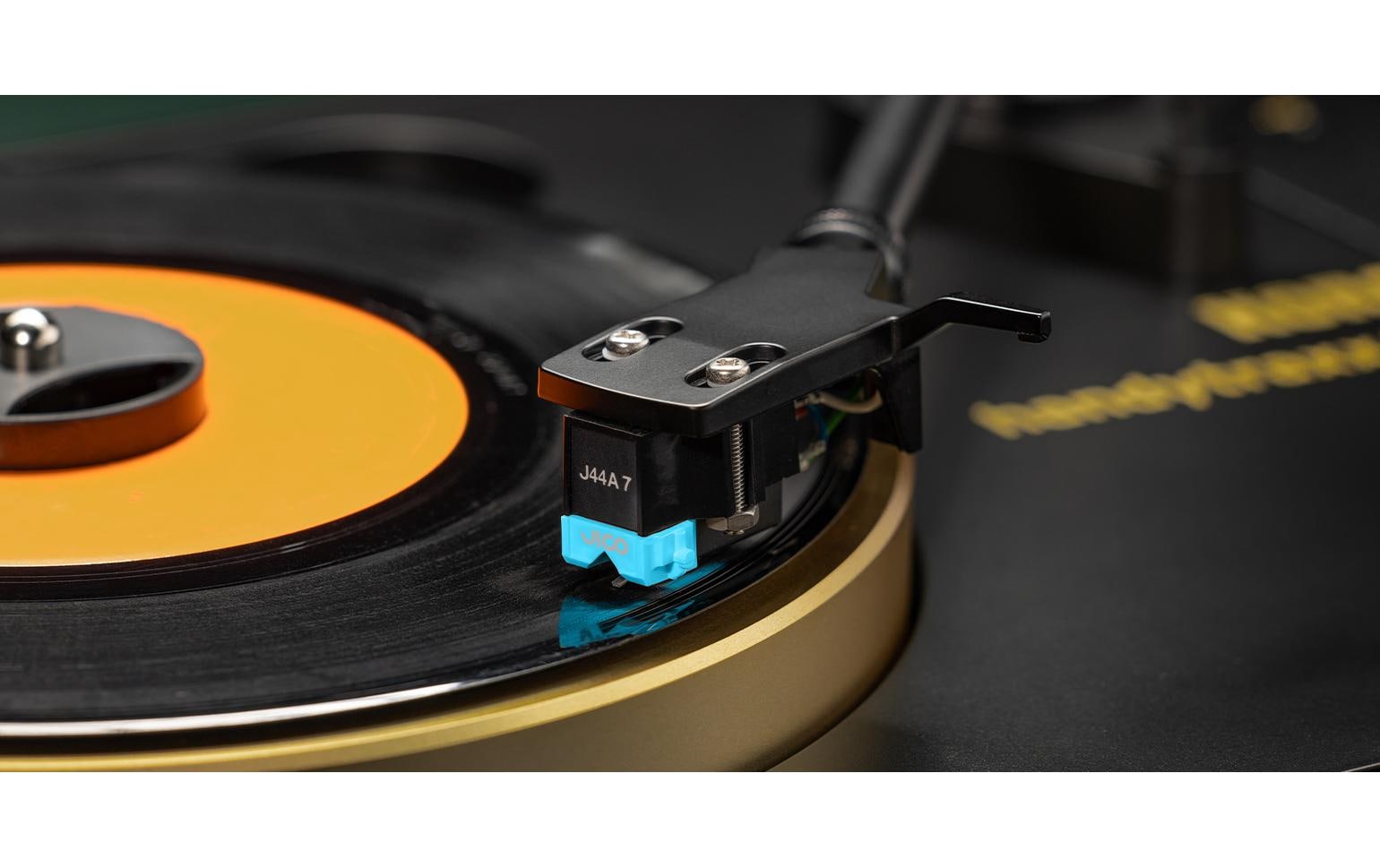 Korg handytraxx 1bit – Plattenspieler – Portabel – Phono-Preamp, mit Lautsprecher – Schwarz