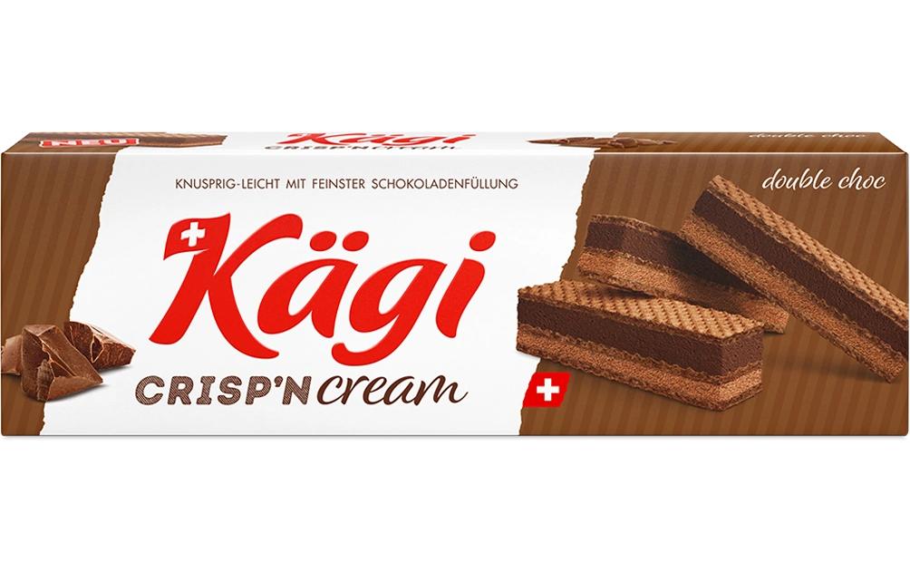 Kägi fret Kägi Crisp'n Cream Waffelgebäck – Schokolade – 110 g