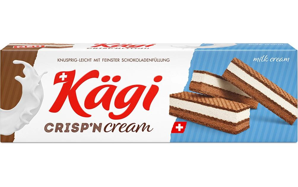 Kägi fret Kägi Crisp'n Cream Waffelgebäck – Milch – 110 g
