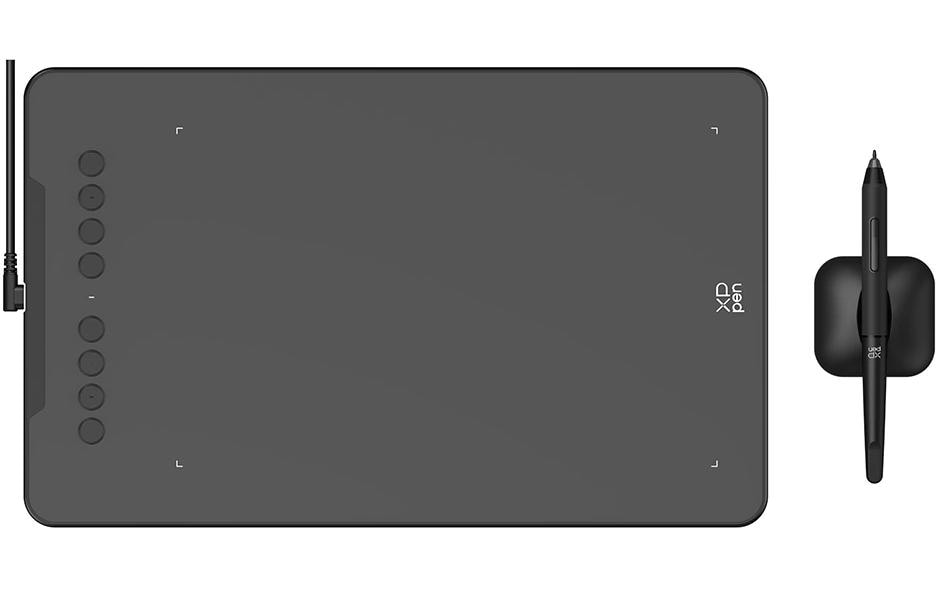 XPPen XP-Pen – Stifttablet Deco 01 V3, 16384 Druckstufen, 254 × 152 mm, USB-C, für Windows, macOS, Linux und mehr
