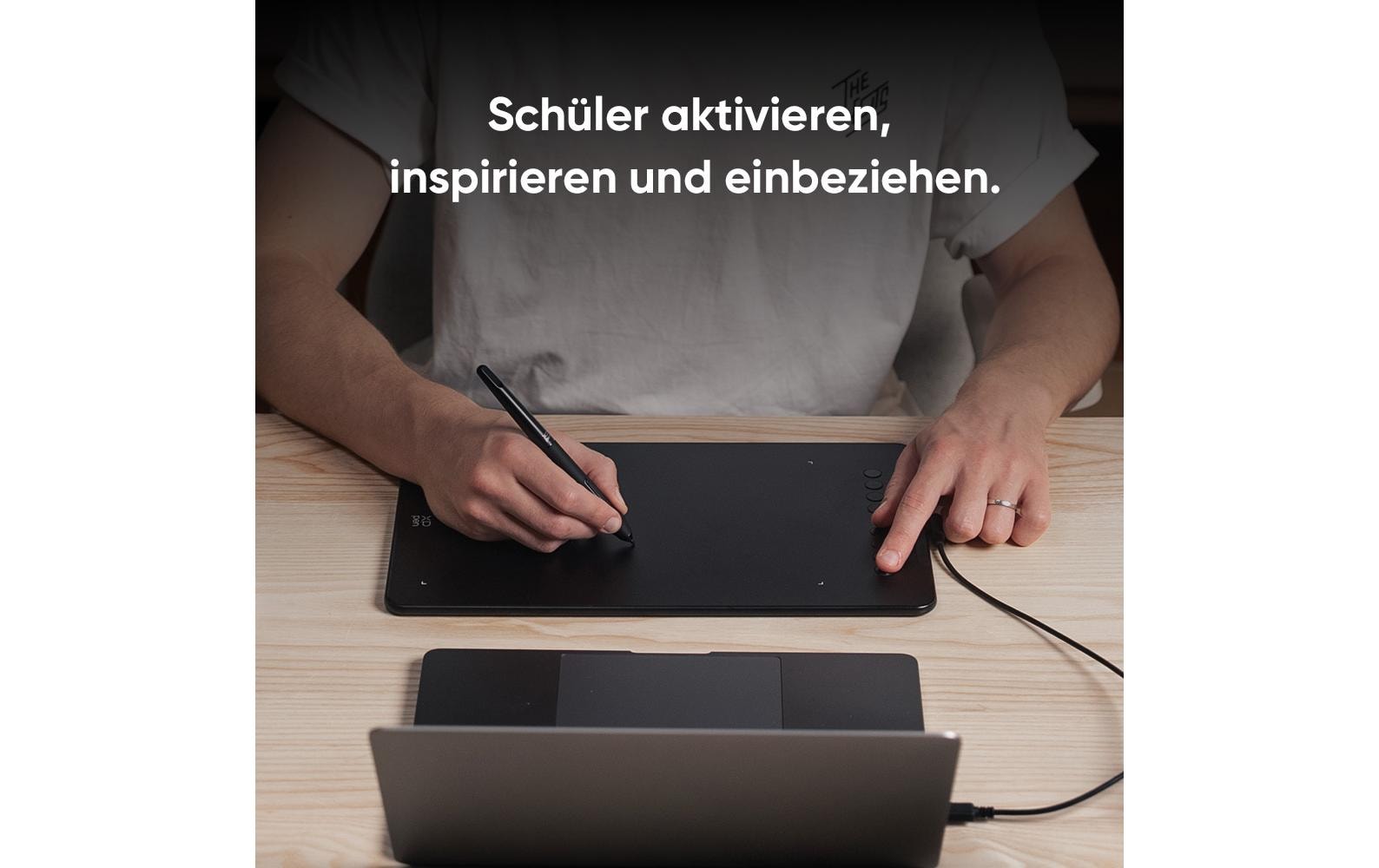 XPPen XP-Pen – Stifttablet Deco 01 V3, 16384 Druckstufen, 254 × 152 mm, USB-C, für Windows, macOS, Linux und mehr