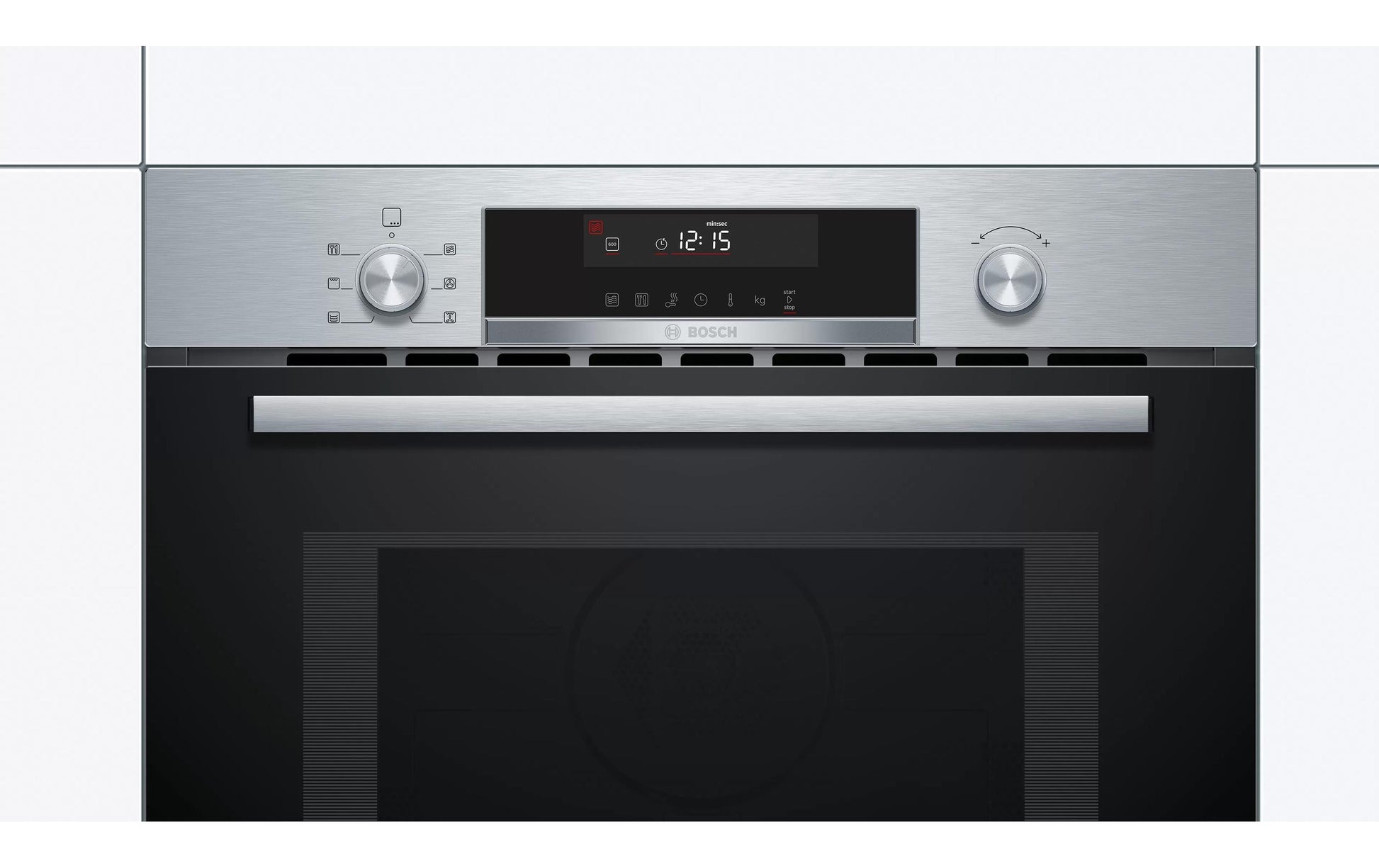 Bosch Einbau-Mikrowelle CMA585GS1 – 44 l, Grill & Heissluft, 900 W – Edelstahl