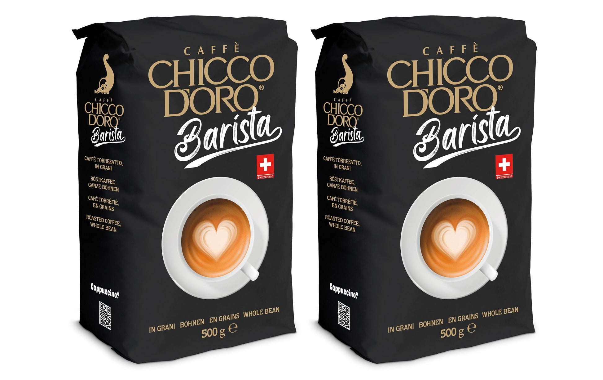 Chicco d'oro Barista – Kaffeebohnen – Ristretto, Arabica/Robusta, 1 kg