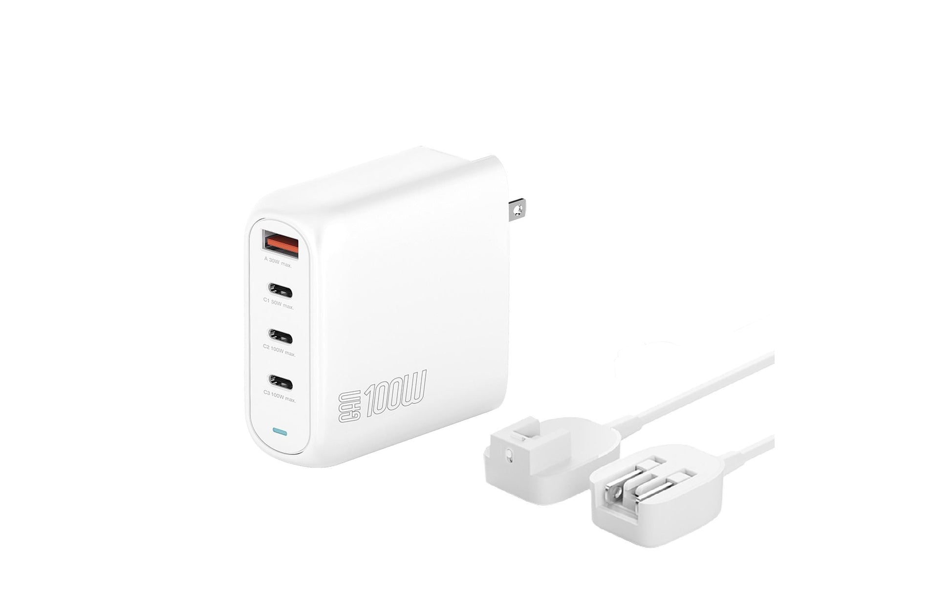 4smarts Flex Pro Ladegerät – 100 W, 2× USB-C, GaN – für Laptop, Smartphone, Tablet