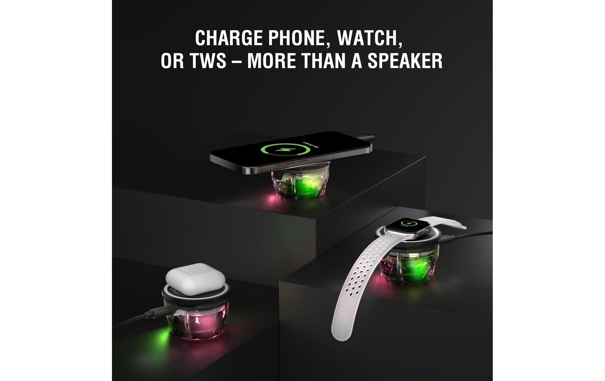 4smarts SoundCharge 541365 – Bluetooth-Lautsprecher – Spritzwassergeschützt, 6 h Akku, Bluetooth 5.4, Schwarz