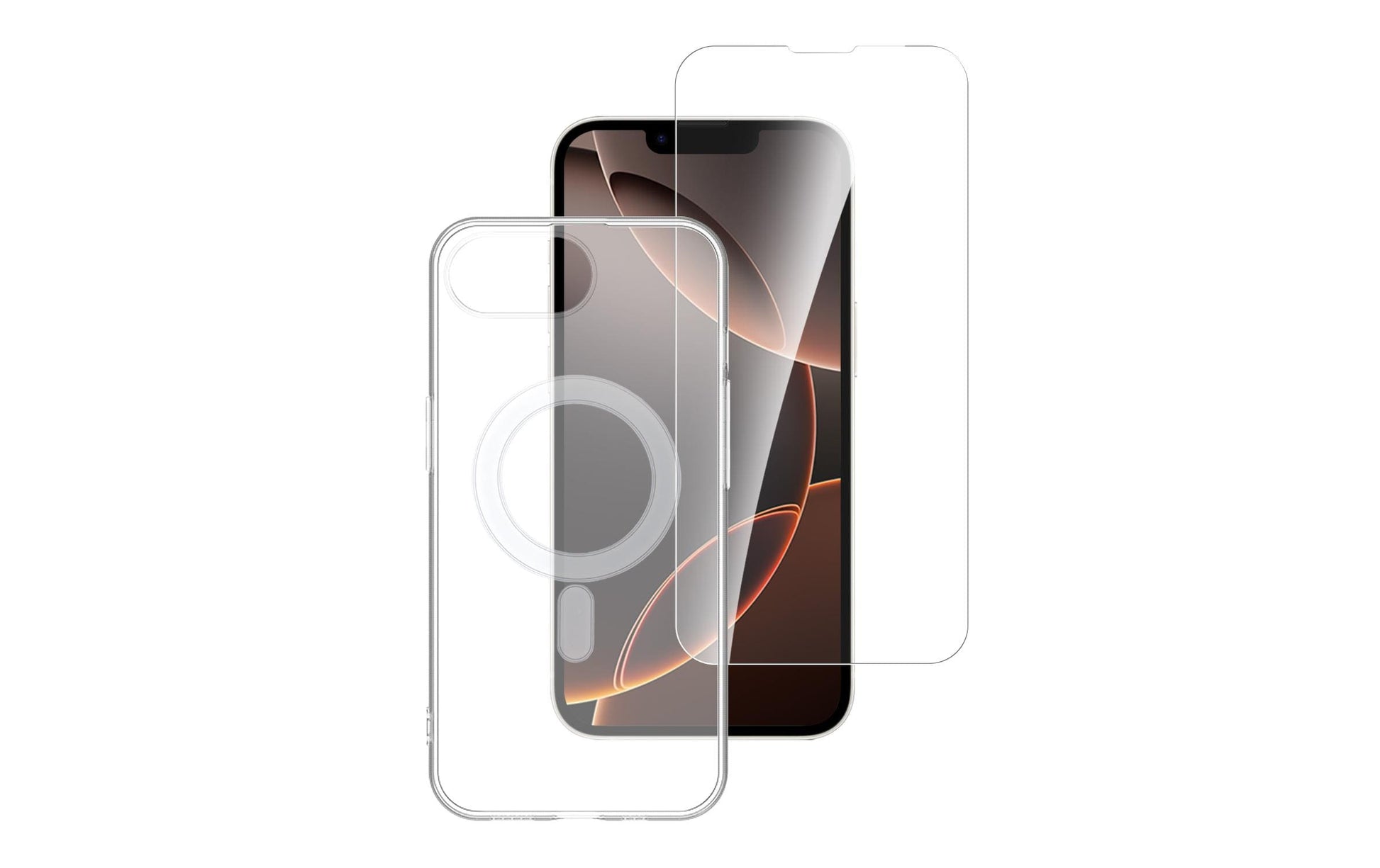 4smarts 360 Premium Protection Set Backcover – für Apple iPhone 16e, Glas+TPU, Transparent