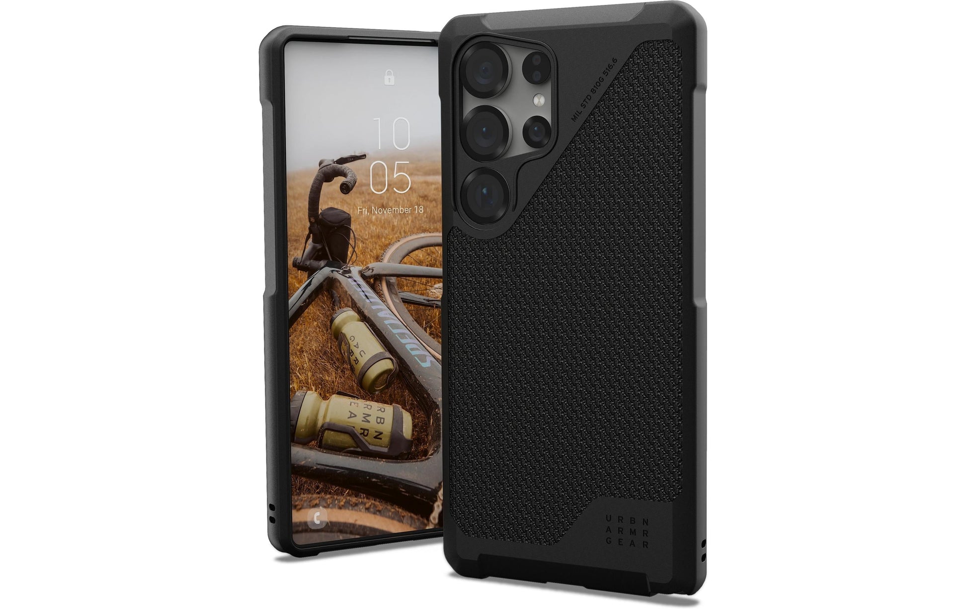 Urban Armor Gear UAG – Metropolis LT Backcover – für Samsung Galaxy S25 Ultra – schwarz – TPU – MagSafe-kompatibel