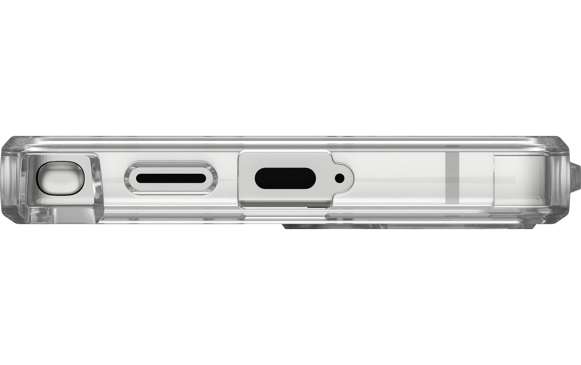 Urban Armor Gear UAG Plyo Pro – Rückcover – für Samsung Galaxy S25 Ultra, TPU, Silber/Transparent, bis 4,8 m sturzsicher