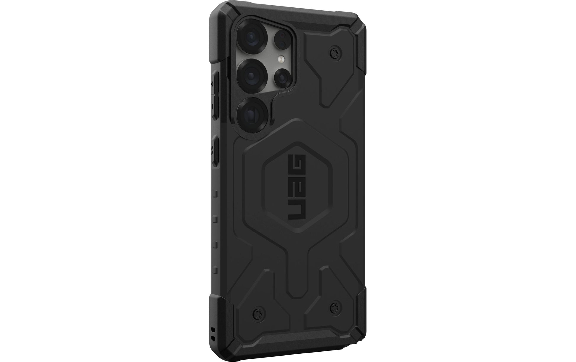 Urban Armor Gear Backcover Pathfinder – für Samsung Galaxy S25 Ultra – schwarz – TPU, MagSafe-kompatibel