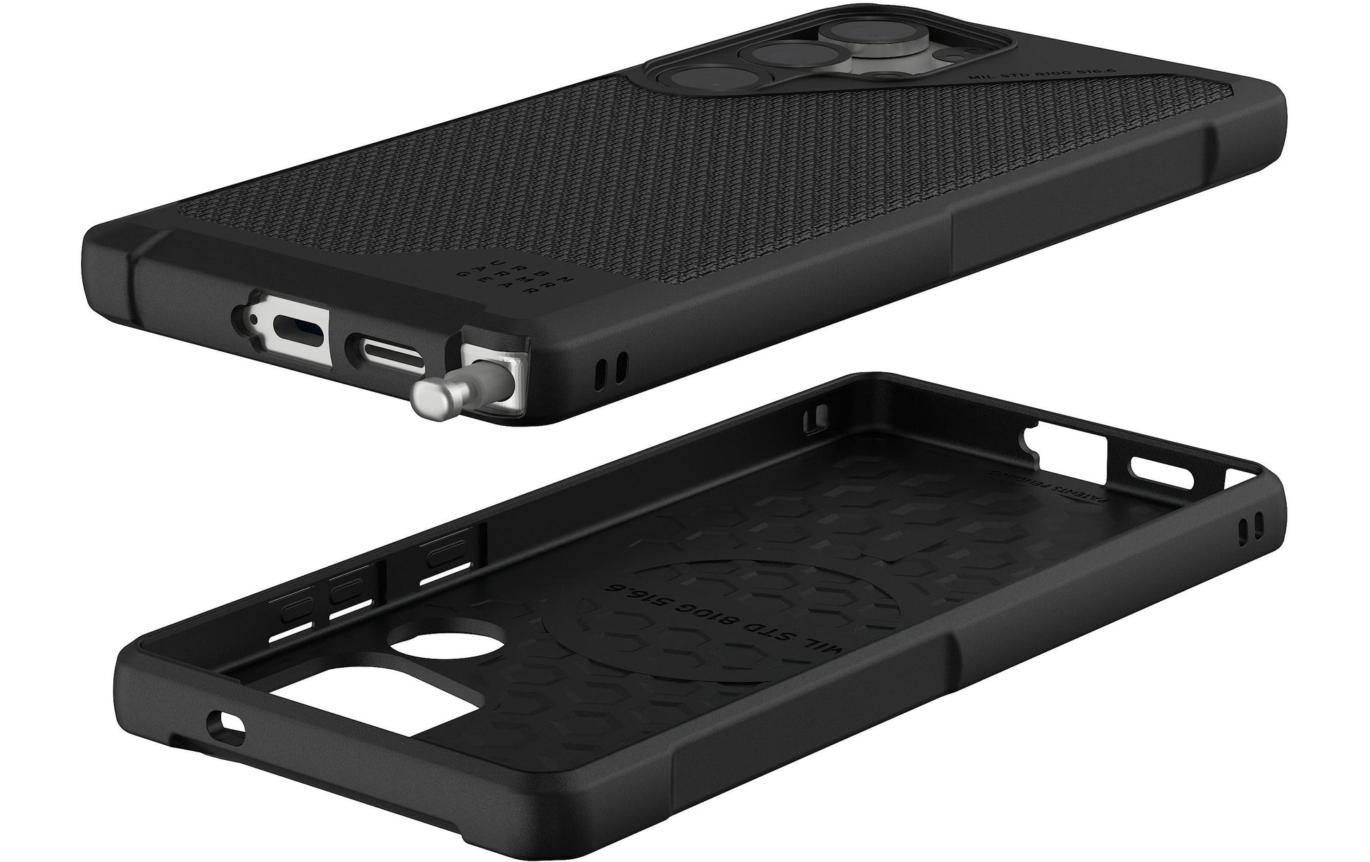 Urban Armor Gear UAG – Metropolis LT Backcover – für Samsung Galaxy S25 Ultra – schwarz – TPU – MagSafe-kompatibel