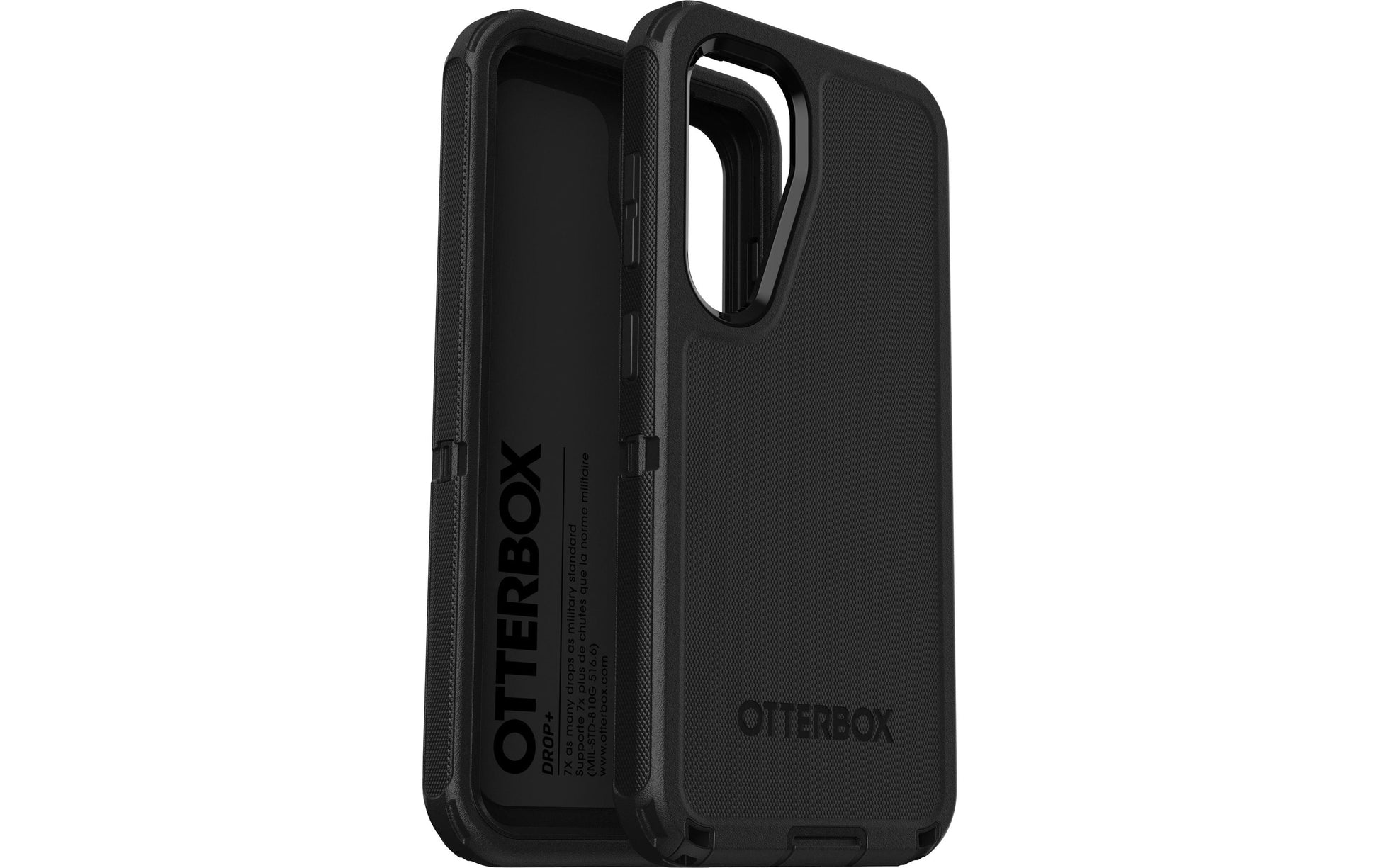 OtterBox Defender Rugged-Case – für Samsung Galaxy S25, Kunststoff, Schwarz, kratzfest