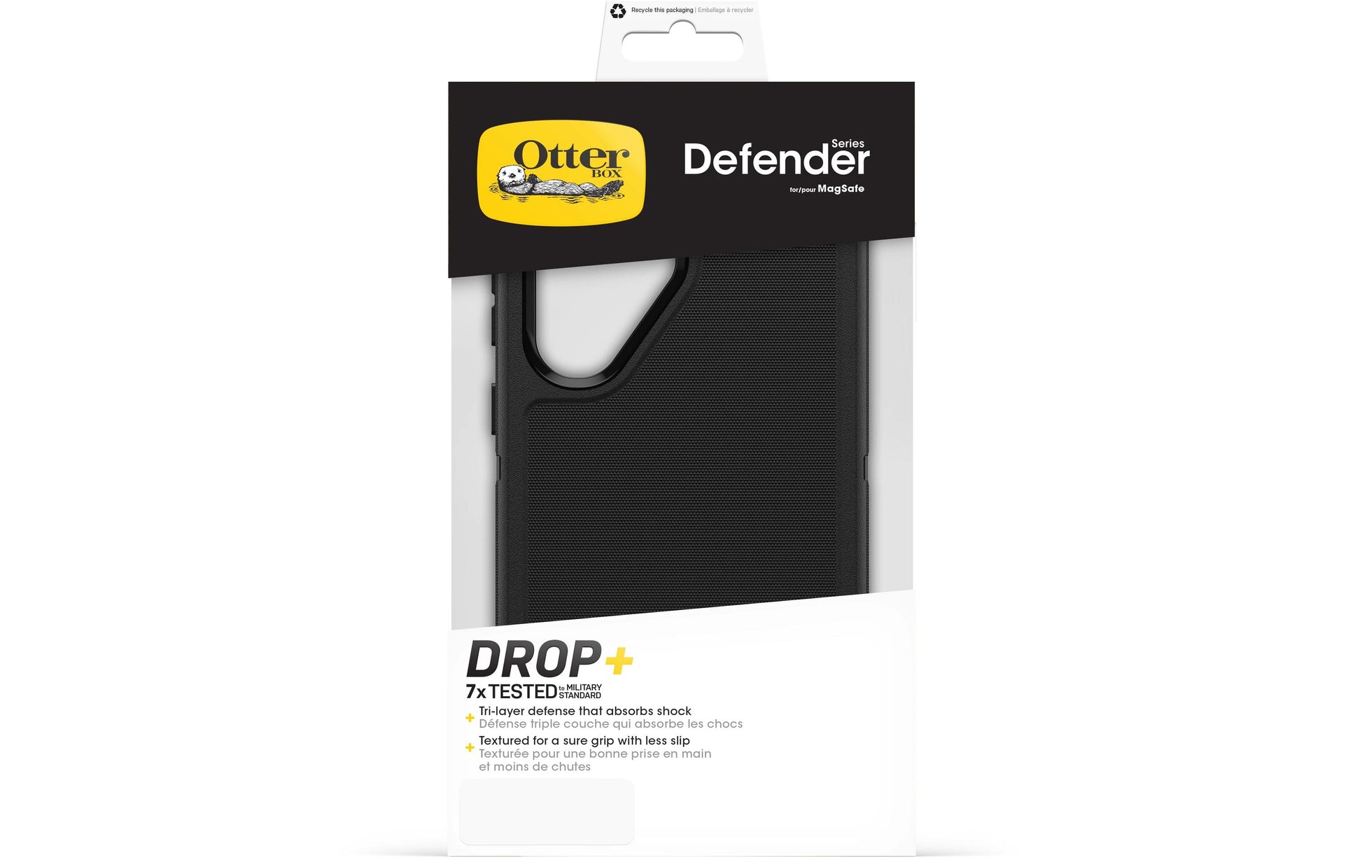 OtterBox Defender Rugged-Case – für Samsung Galaxy S25 Ultra, Kunststoff, Schwarz