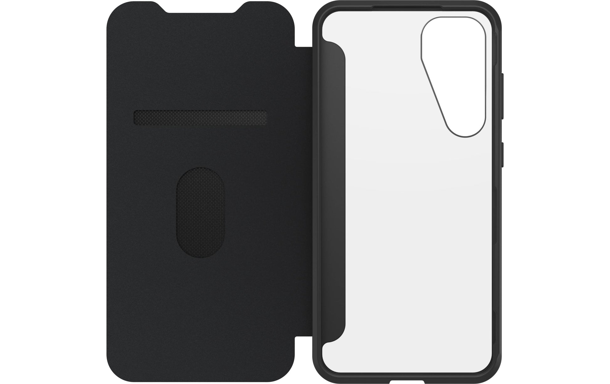 OtterBox React Wallethülle – für Samsung Galaxy S25+, mit Kartenfach, Kunststoff, Schwarz