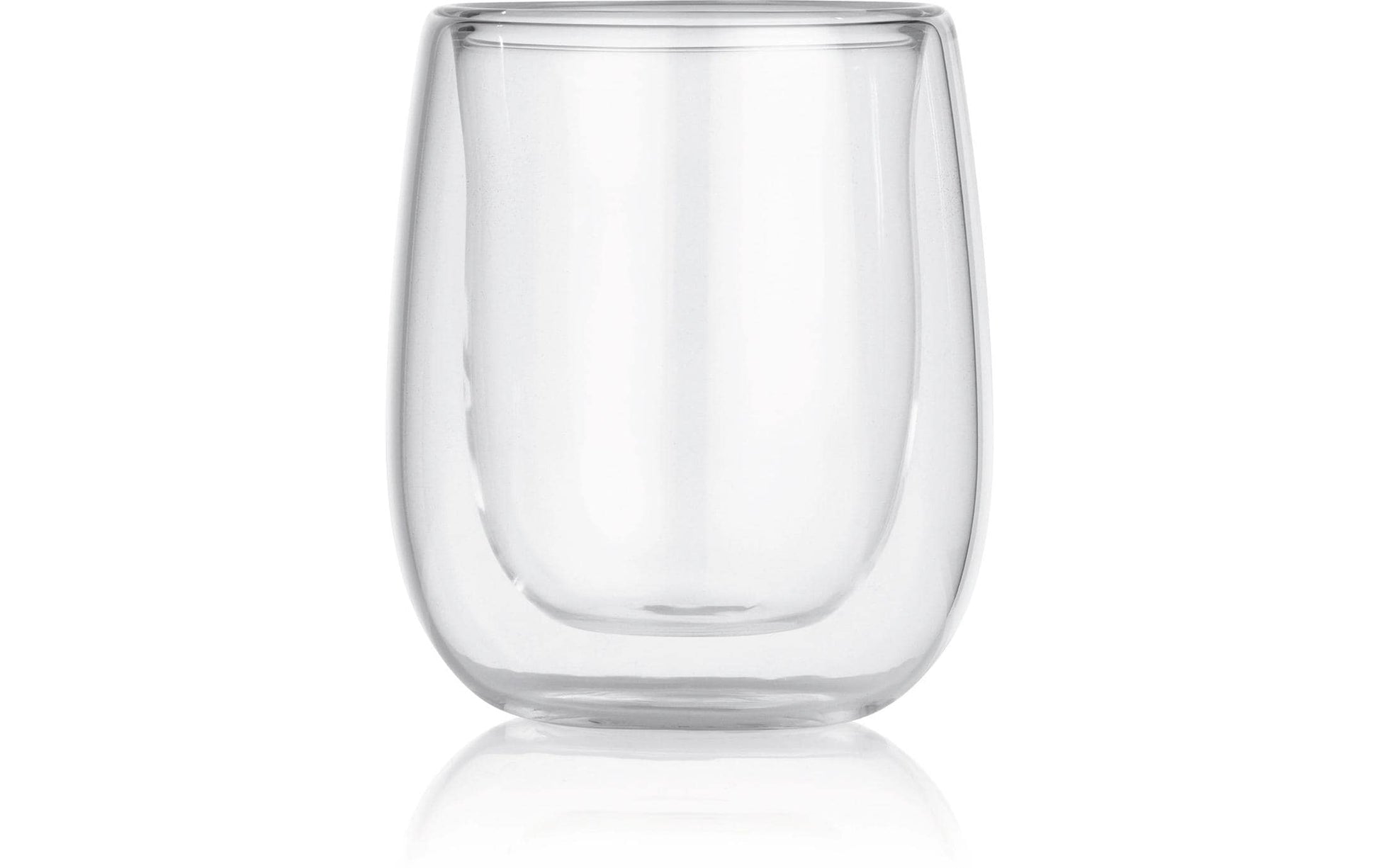 Gourmetmaxx Espressotasse – 4er Set, 80 ml, 3,5 × 5,5 × 6,5 cm, Borosilikatglas, Transparent, doppelwandig
