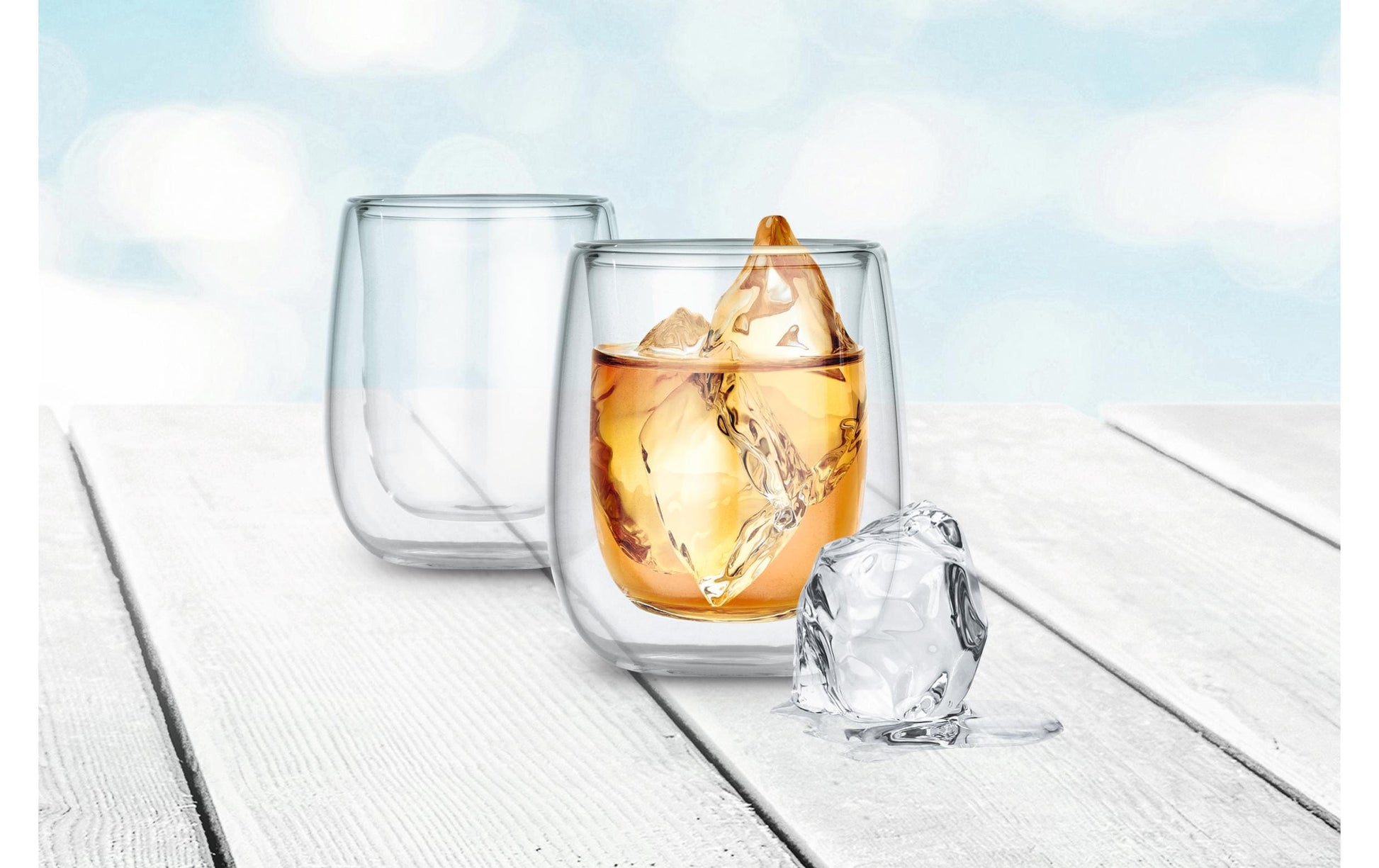 Gourmetmaxx Espressotasse – 4er Set, 80 ml, 3,5 × 5,5 × 6,5 cm, Borosilikatglas, Transparent, doppelwandig