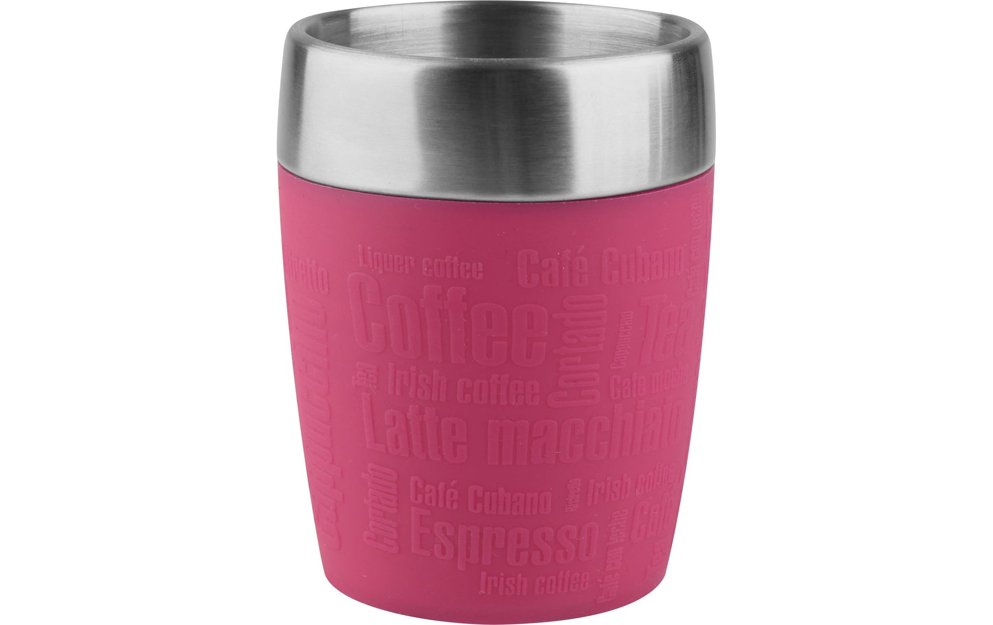 EMSA Travel Cup Thermobecher 200 ml – doppelwandig, Schraubdeckel, Edelstahl