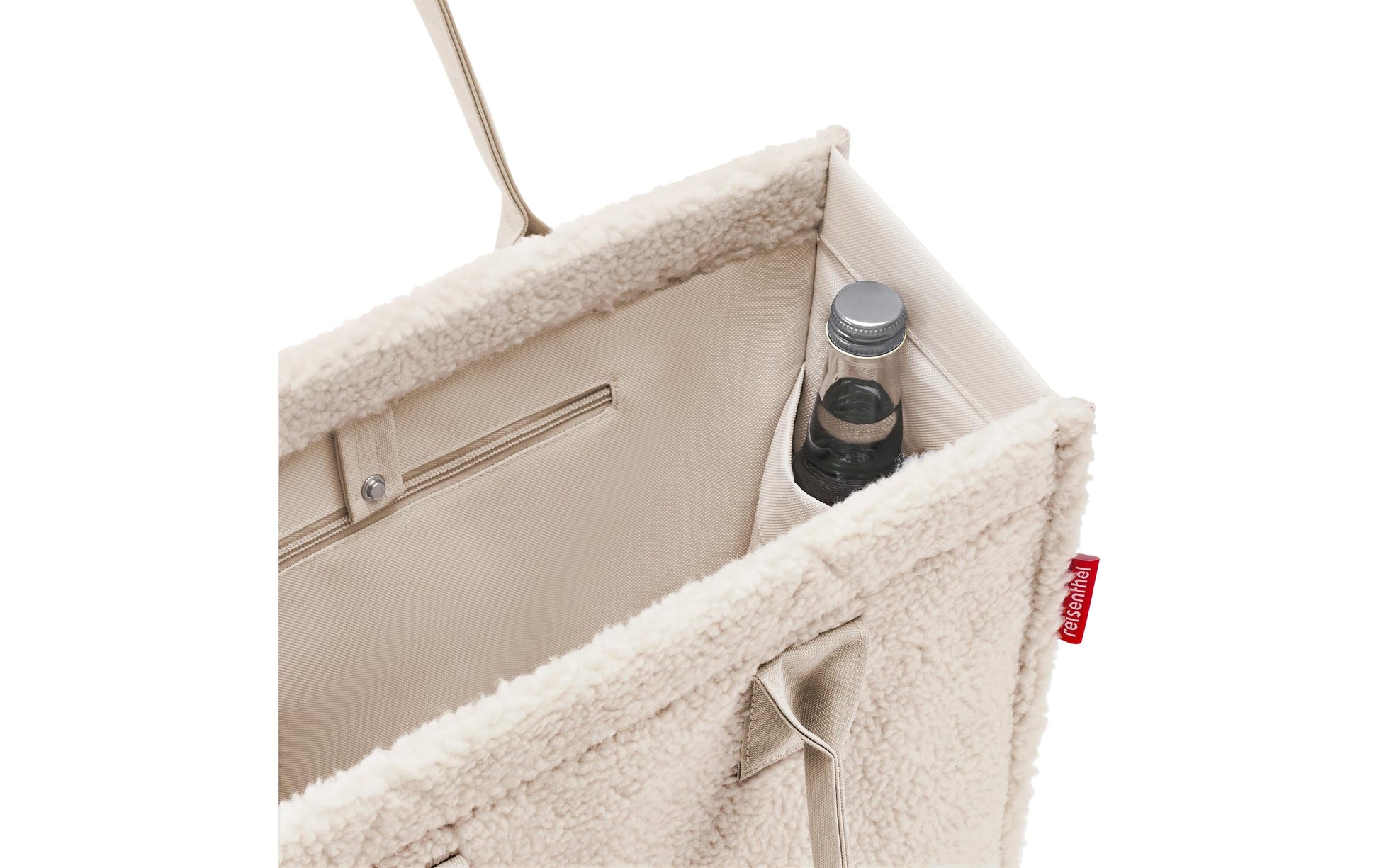 Reisenthel Stofftasche, Polyester, Teddy Sand, 420×350×170 mm