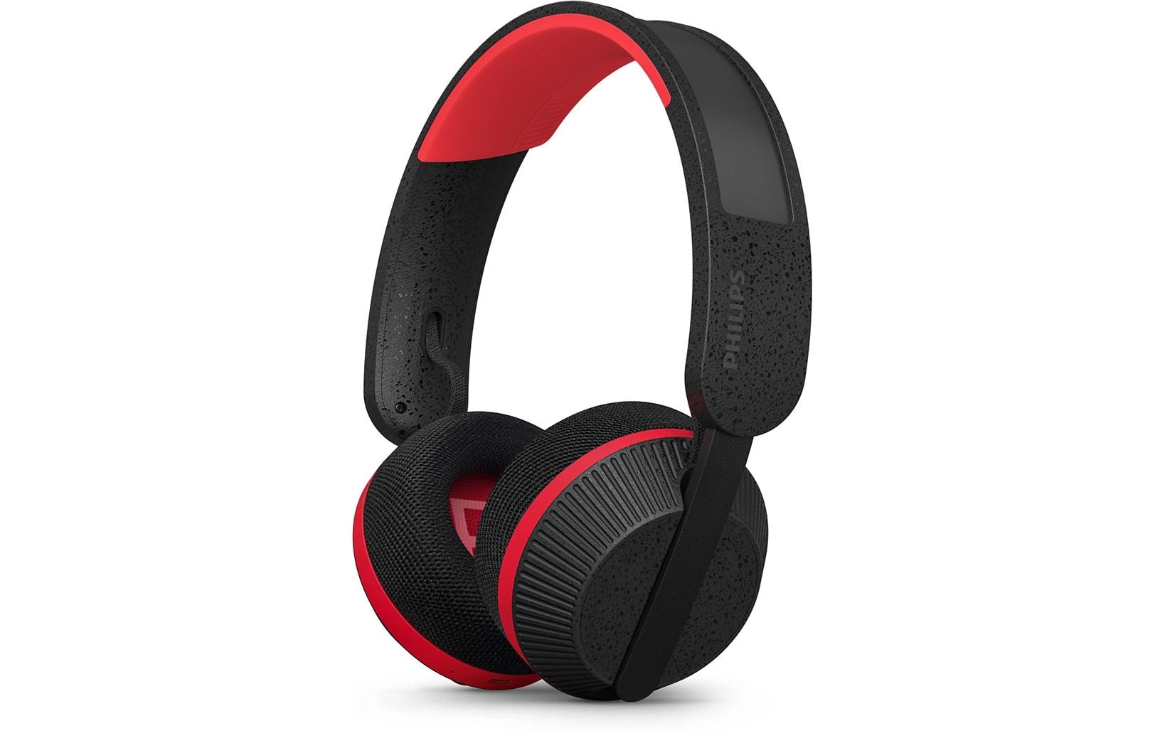 Philips TAA6219BK – On-Ear Bluetooth Kopfhörer – spritzwassergeschützt, USB-C – Rot – bis 80 h