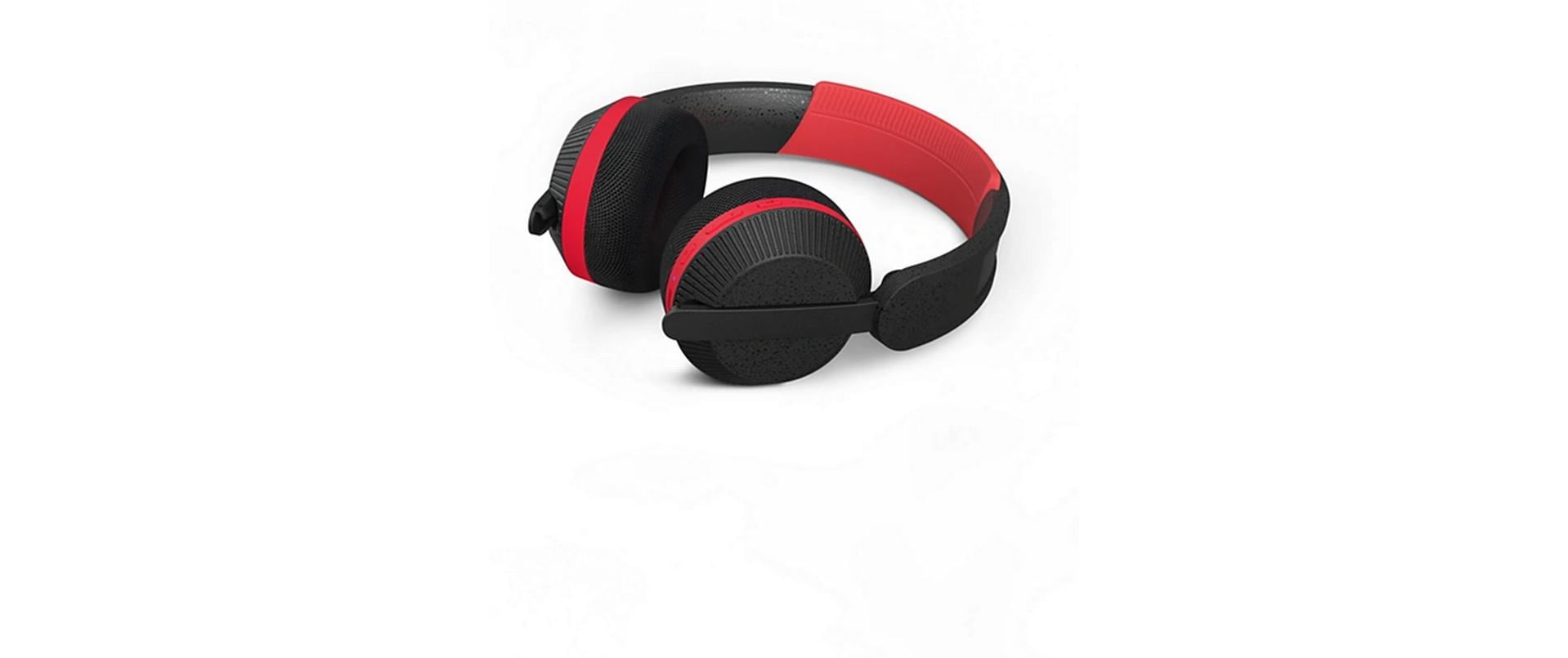 Philips TAA6219BK – On-Ear Bluetooth Kopfhörer – spritzwassergeschützt, USB-C – Rot – bis 80 h