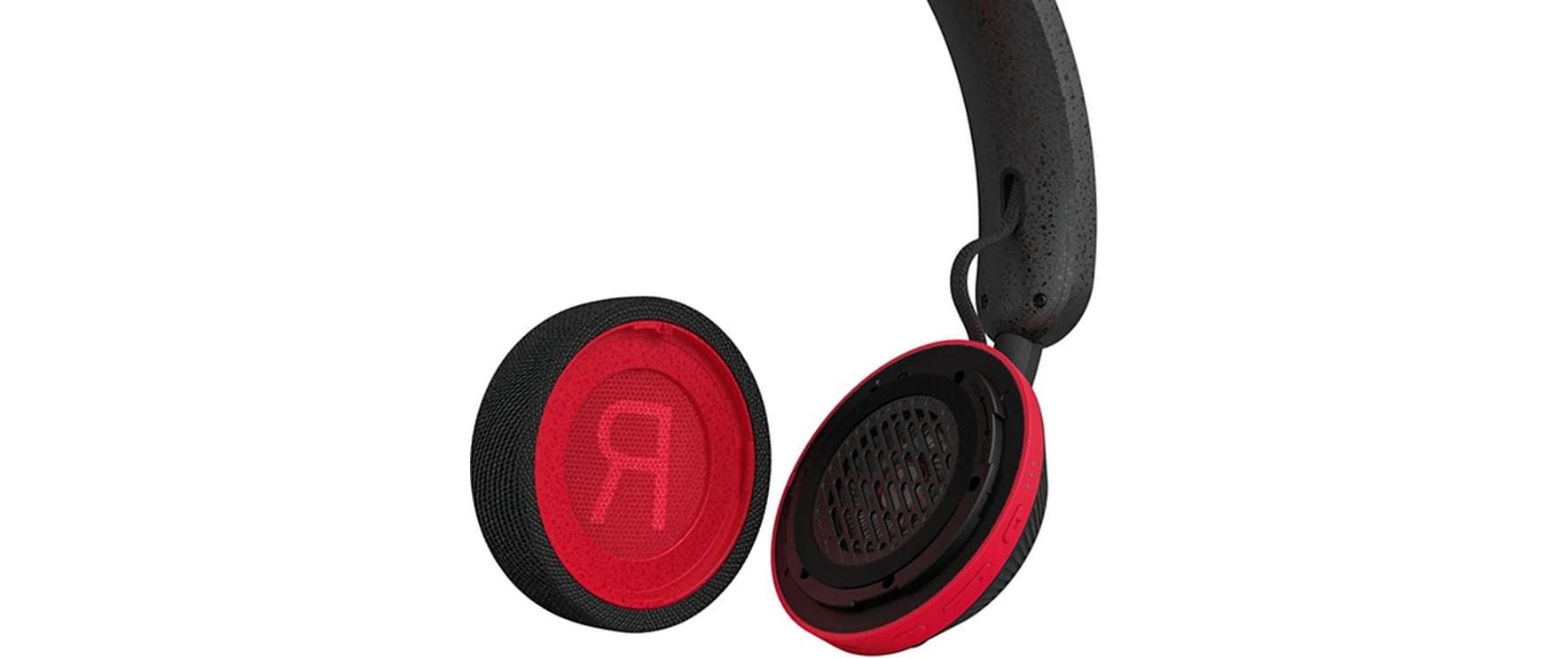 Philips TAA6219BK – On-Ear Bluetooth Kopfhörer – spritzwassergeschützt, USB-C – Rot – bis 80 h