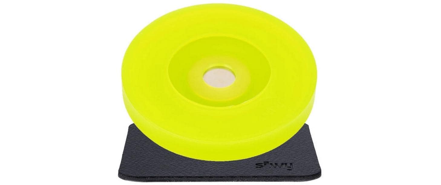 Silwy Gläserschutz (magnetisch) für Stielgläser, Ø 8,6 × 12 cm, Silikon, gelb