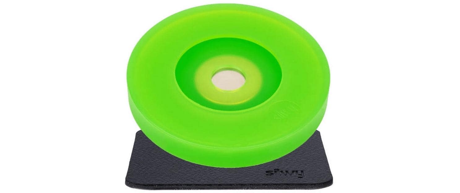 Silwy Magnet-Kondom für Stielgläser – Ø 8,6 cm, H 12,0 cm, Silikon, Grün, mit Haftmagnet, rutschfest