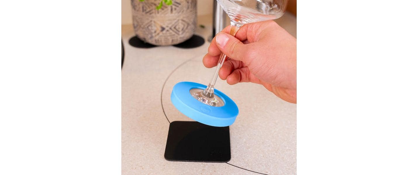 Silwy Magnet-Kondom – mehrfarbig – Silikon – 6 Stk – für Stielgläser