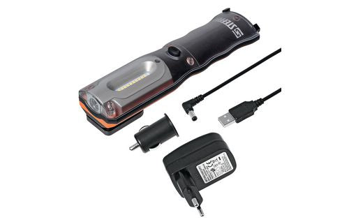 Steffen Arbeitsleuchte – 5 W, Akku 4400 mAh, IP54 – Schwarz