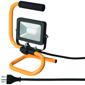 Steffen Strahler 19 95110 KM – 800 lm, 10 W, 6500 K, IP65, gelb/schwarz, tragbar, 3 m Kabel