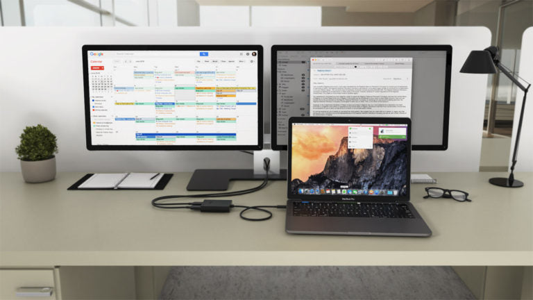 i-tec USB-C Multi-Monitor-Adapter USB-C zu 2× HDMI – 4K (3840 × 2160), USB 3.2 Gen 1 (5 Gbit/s), 0,3 m