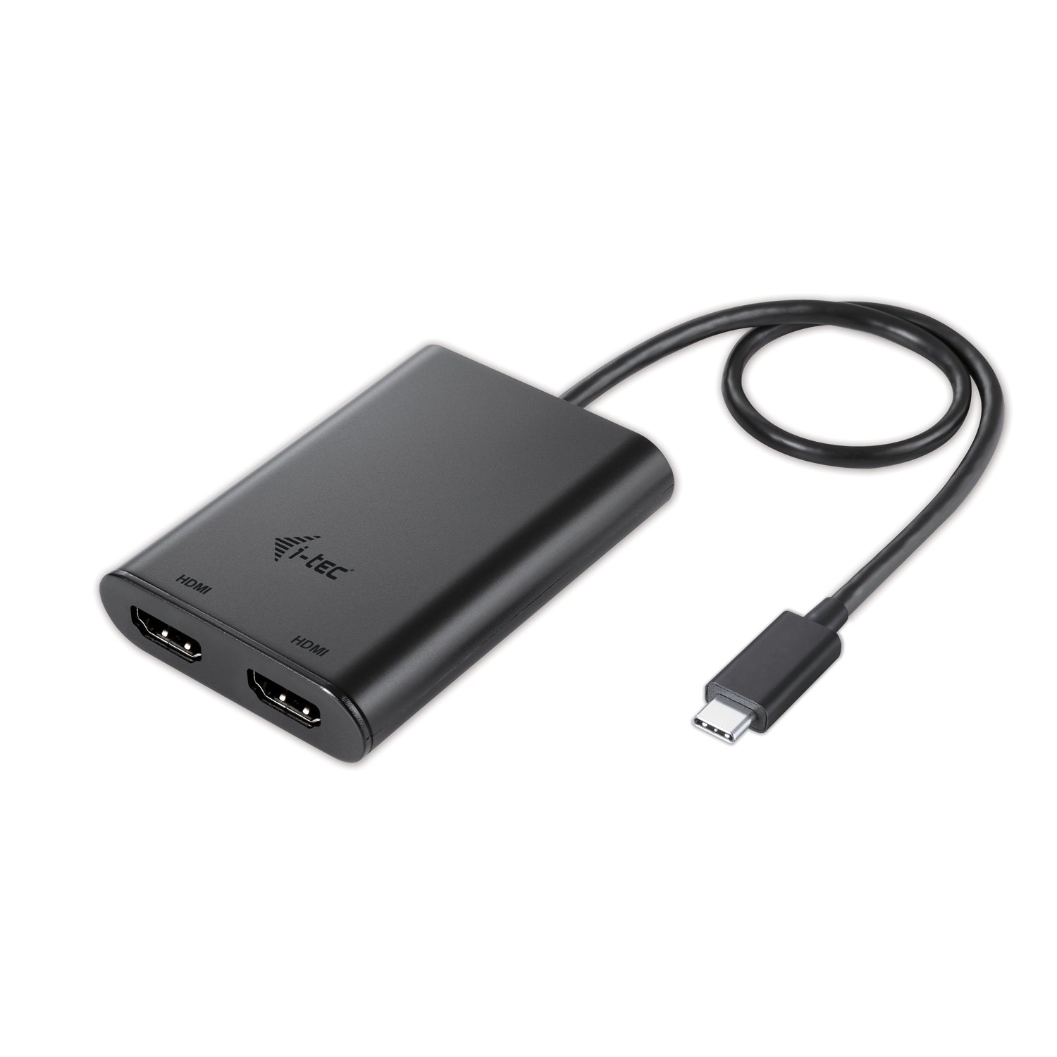i-tec USB-C Multi-Monitor-Adapter USB-C zu 2× HDMI – 4K (3840 × 2160), USB 3.2 Gen 1 (5 Gbit/s), 0,3 m