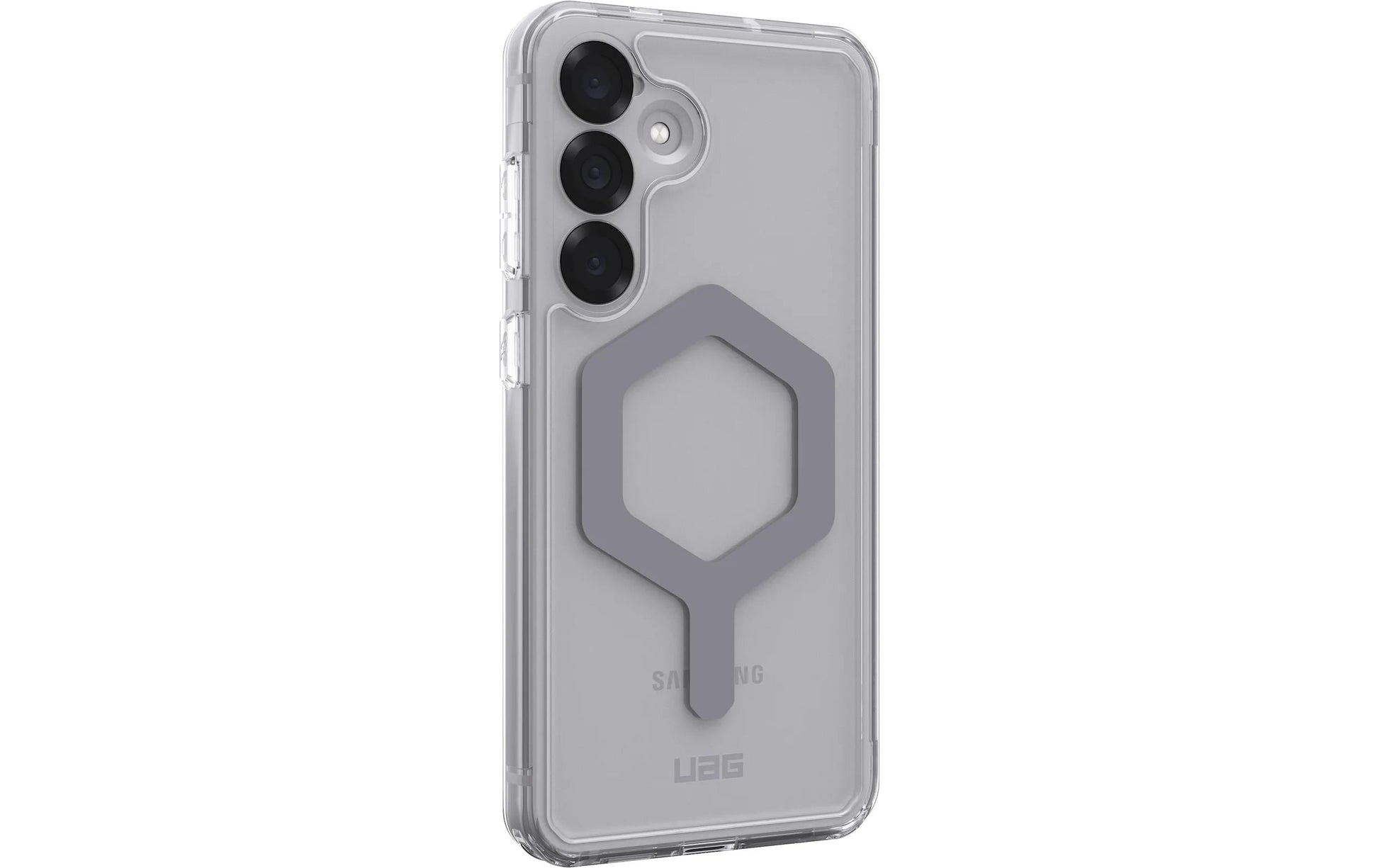 Urban Armor Gear UAG Plyo Pro – Rückcover – für Samsung Galaxy S25 Plus, TPU, Silber/Transparent, bis 4,8 m Sturzsicher
