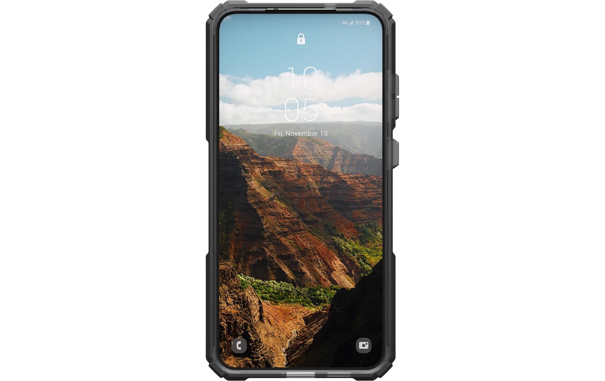 Urban Armor Gear Backcover – für Samsung Galaxy S25+ – Grau/Titan – Kunststoff – MagSafe-kompatibel