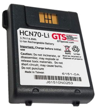 GTS Ersatzakku Li-Ion 4000 mAh, 3,7 V – für CN70, CN70e