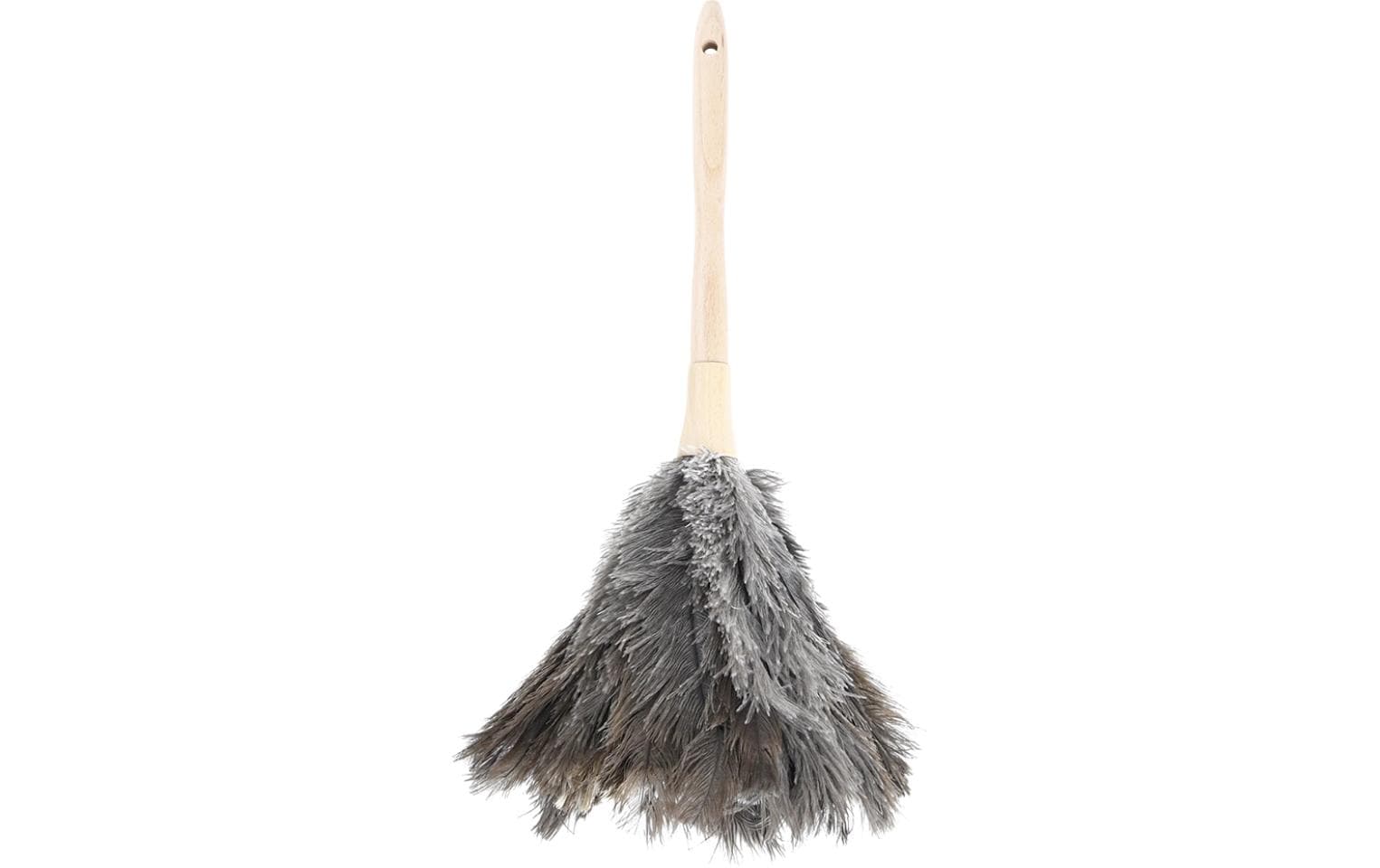 Esschert Design Staubwedel GT211 – Straussenfedern, Buchenholz, Braun, 12 Stk., 3,1 × 3,1 × 38,0 cm