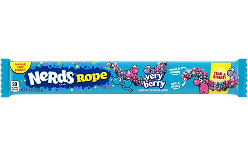 Wonka Nerds Rope Fruchtgummi – Very Berry – 3 × 26 g