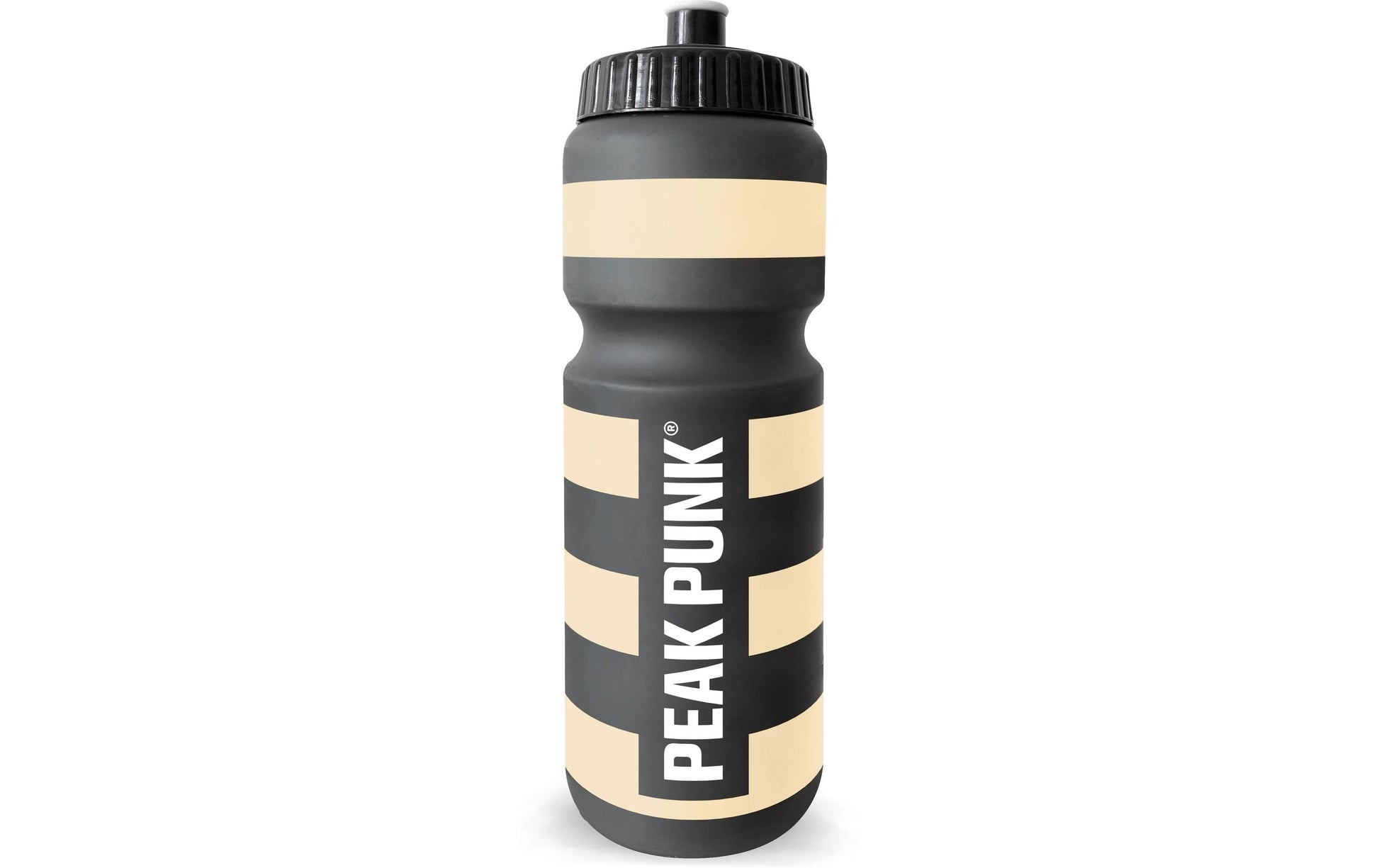 Peak punk Trinkflasche 750 ml – Zuckerrohrpulpe (Bagasse), Schraubdeckel, Beige
