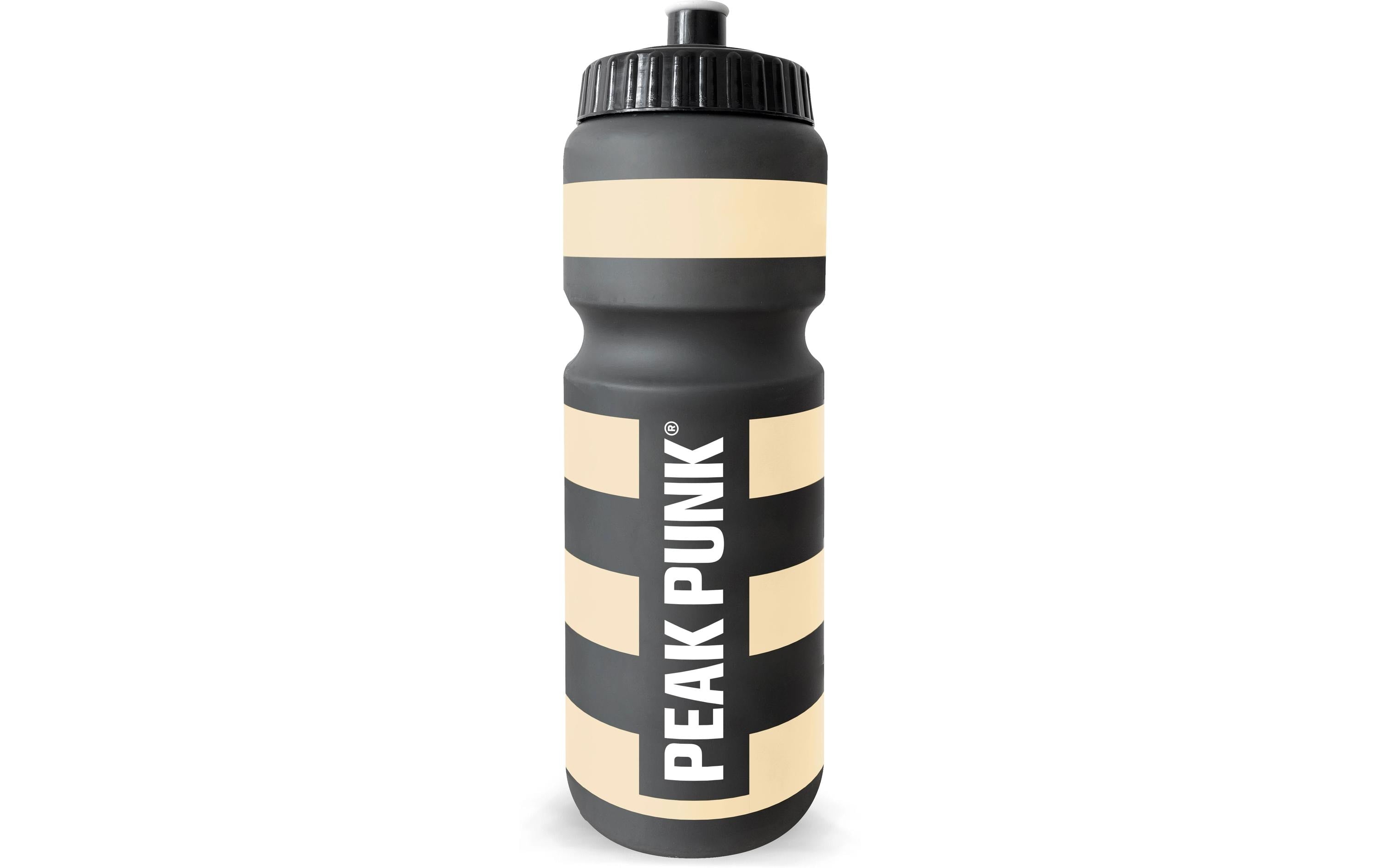 Peak punk Trinkflasche 750 ml – Zuckerrohrpulpe (Bagasse), Schraubdeckel, Beige