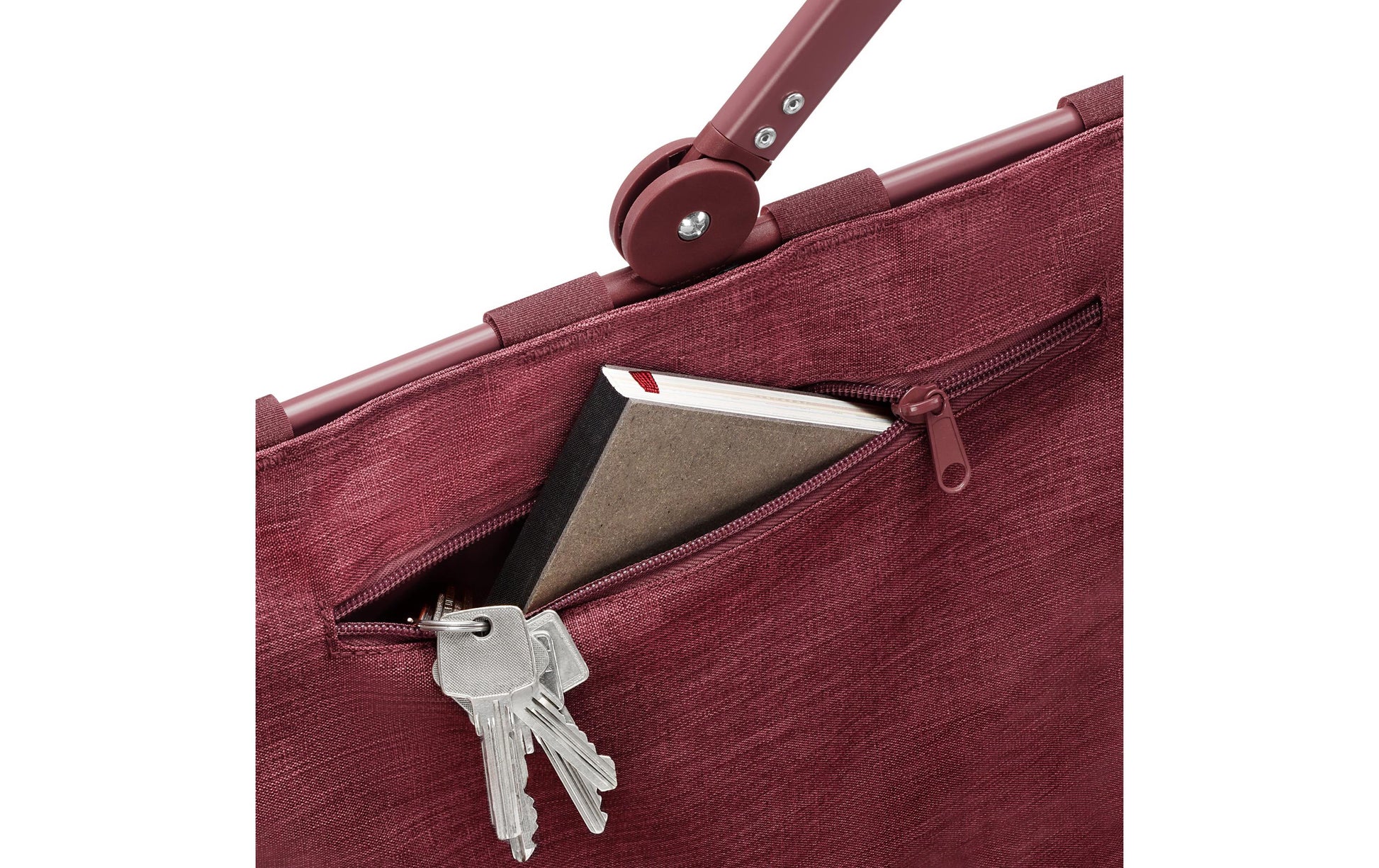 Reisenthel Stofftasche, Polyester, Bordeaux, 480×290×280 mm
