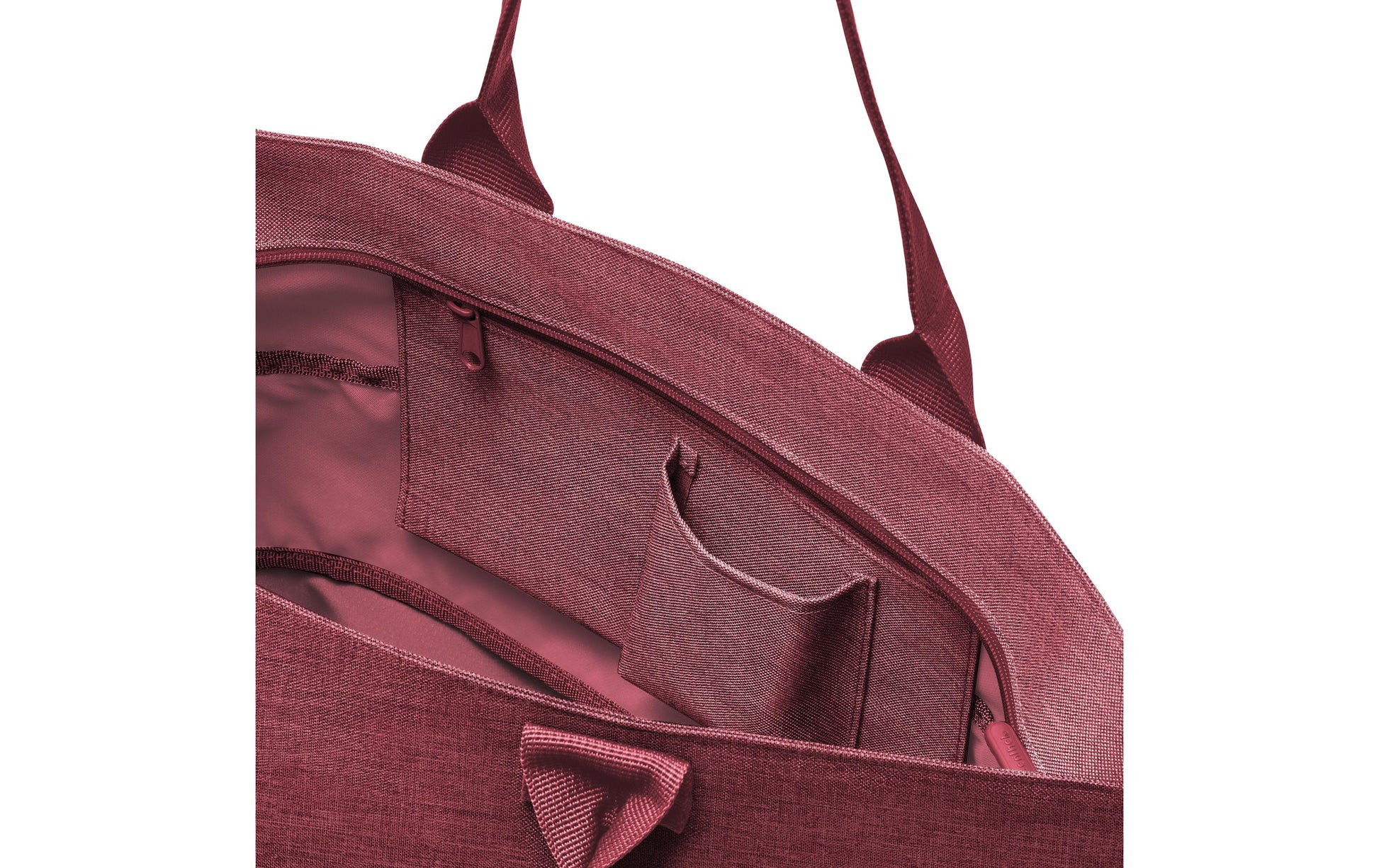 Reisenthel Stofftasche, Polyester, Motiv Twist Maroon, 500×350×165 mm, Lange Henkel