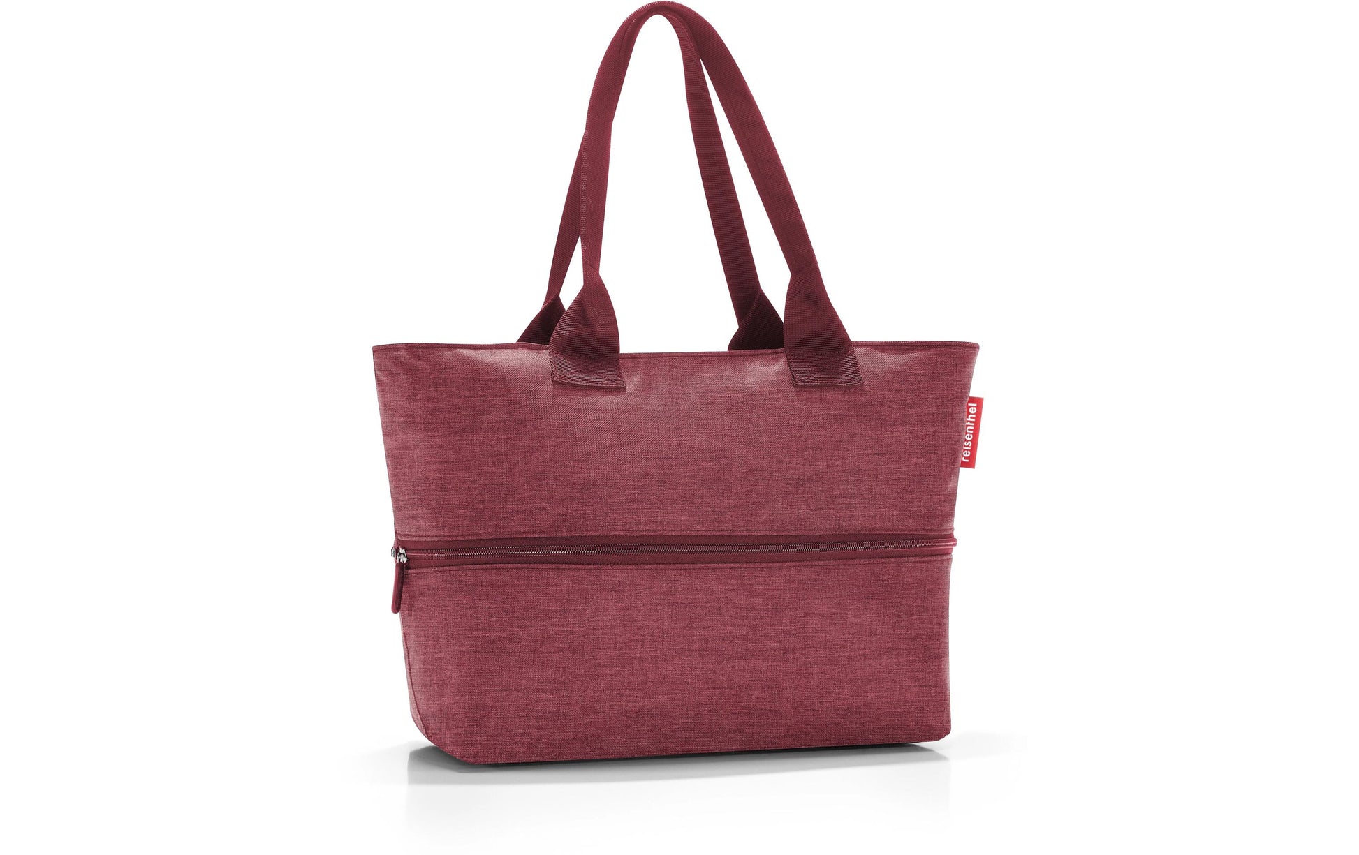 Reisenthel Stofftasche, Polyester, Motiv Twist Maroon, 500×350×165 mm, Lange Henkel