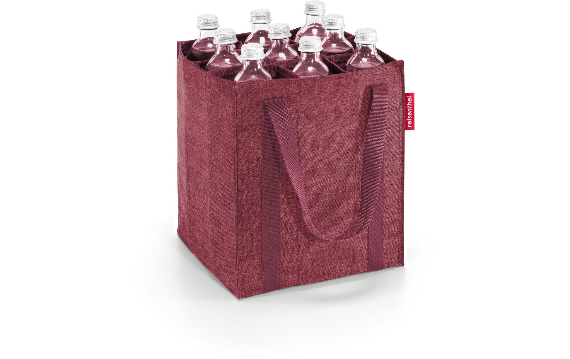 Reisenthel Stofftasche, Polyester, Motiv Twist Maroon, 240×280×240 mm