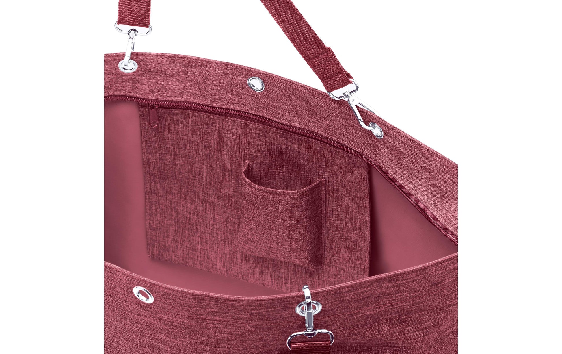 Reisenthel Stofftasche, Polyester, Bordeaux, 680×455×200 mm