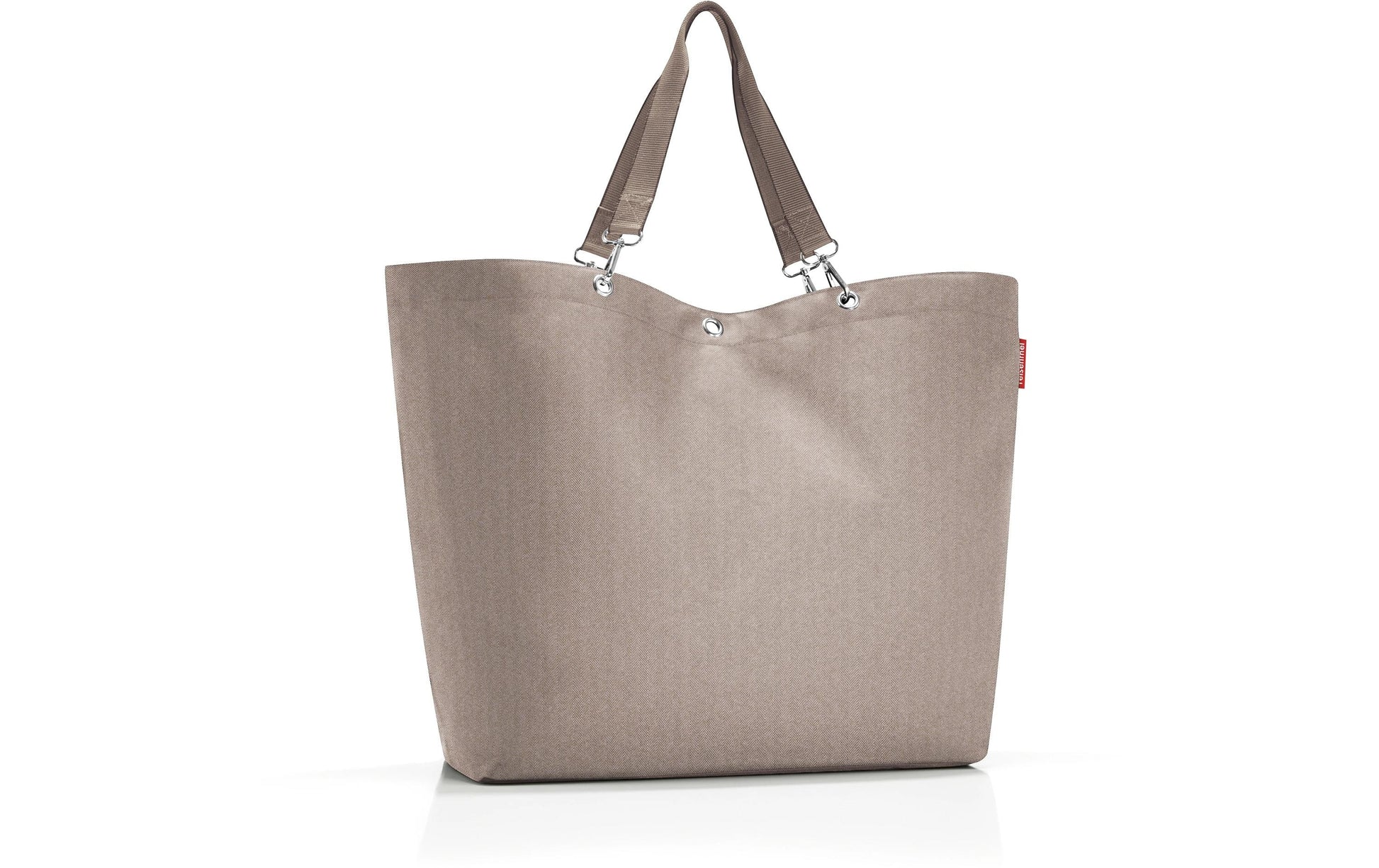Reisenthel Stofftasche, Polyester, Motiv Herringbone Mokka, 680×455×200 mm